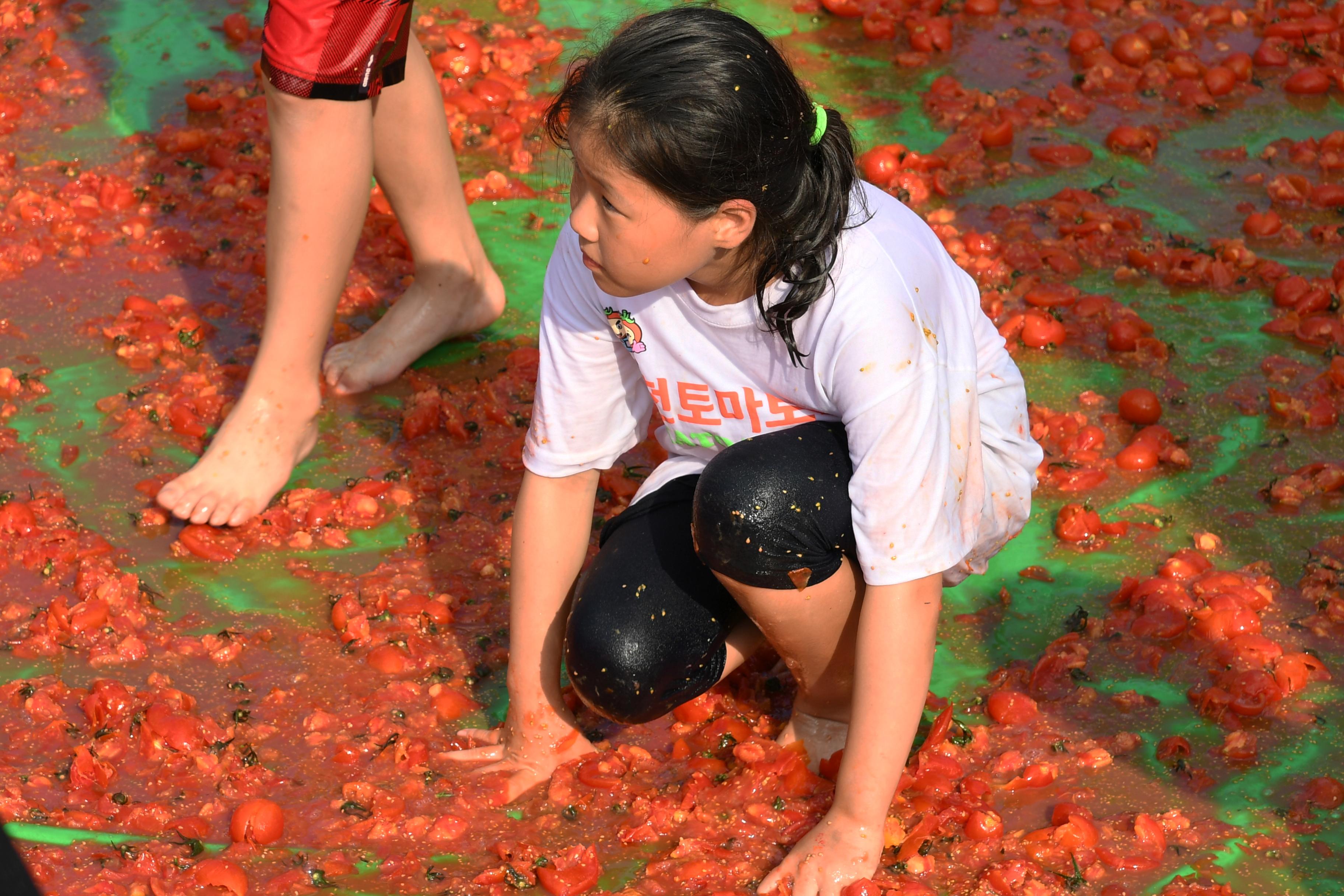 2018 화천토마토축제 황금반지를 찾아라 의 사진