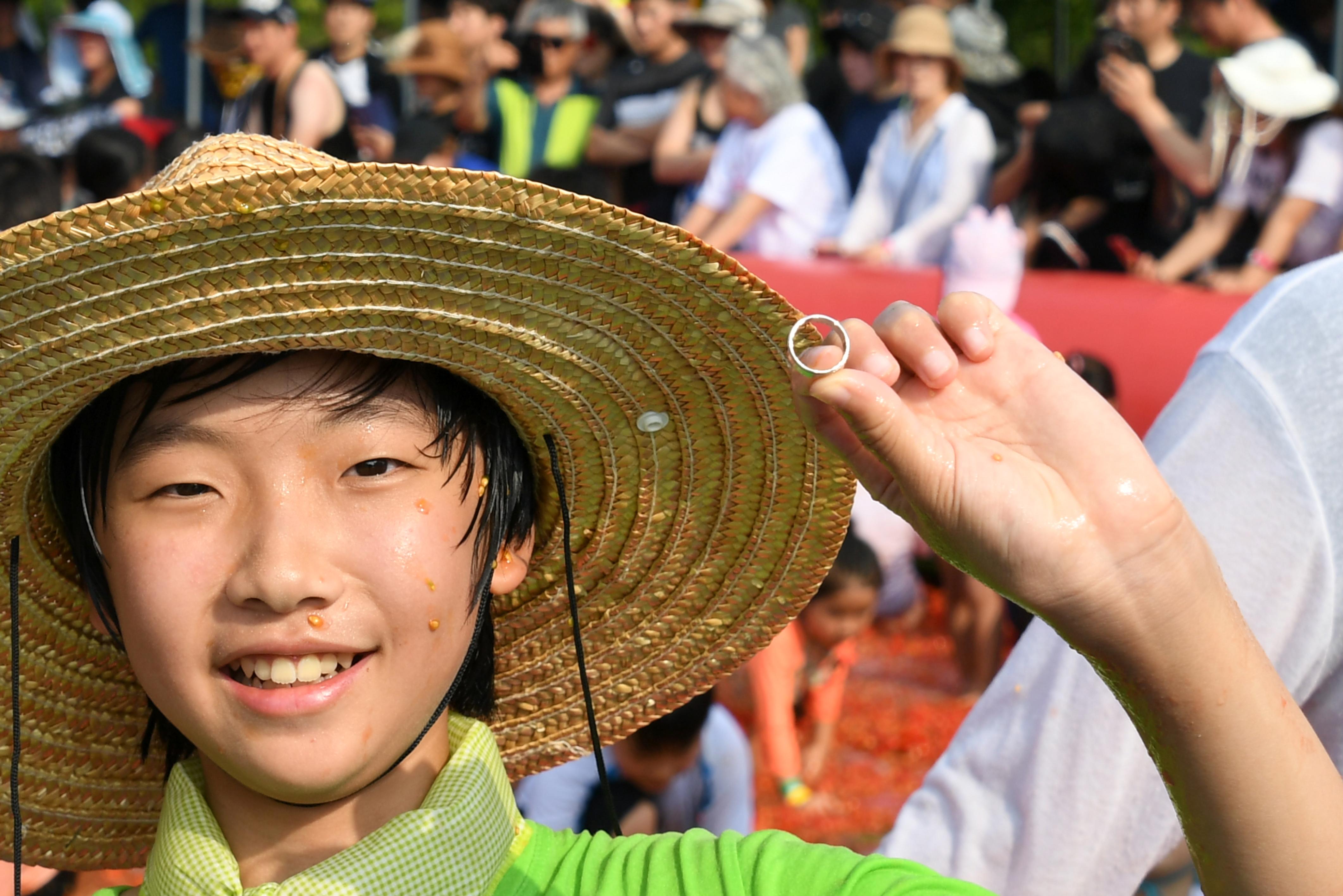 2018 화천토마토축제 황금반지를 찾아라 의 사진