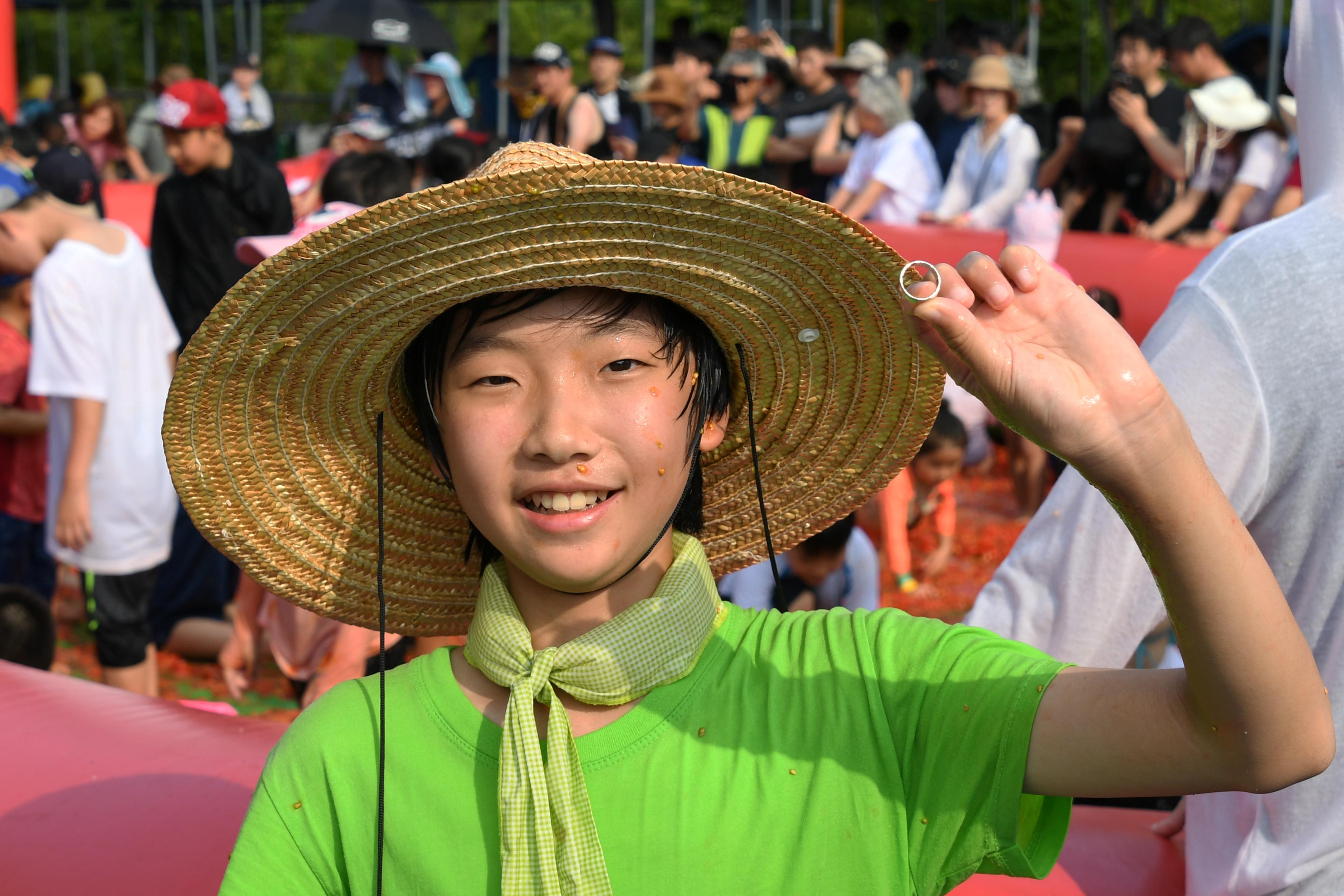 2018 화천토마토축제 황금반지를 찾아라 의 사진