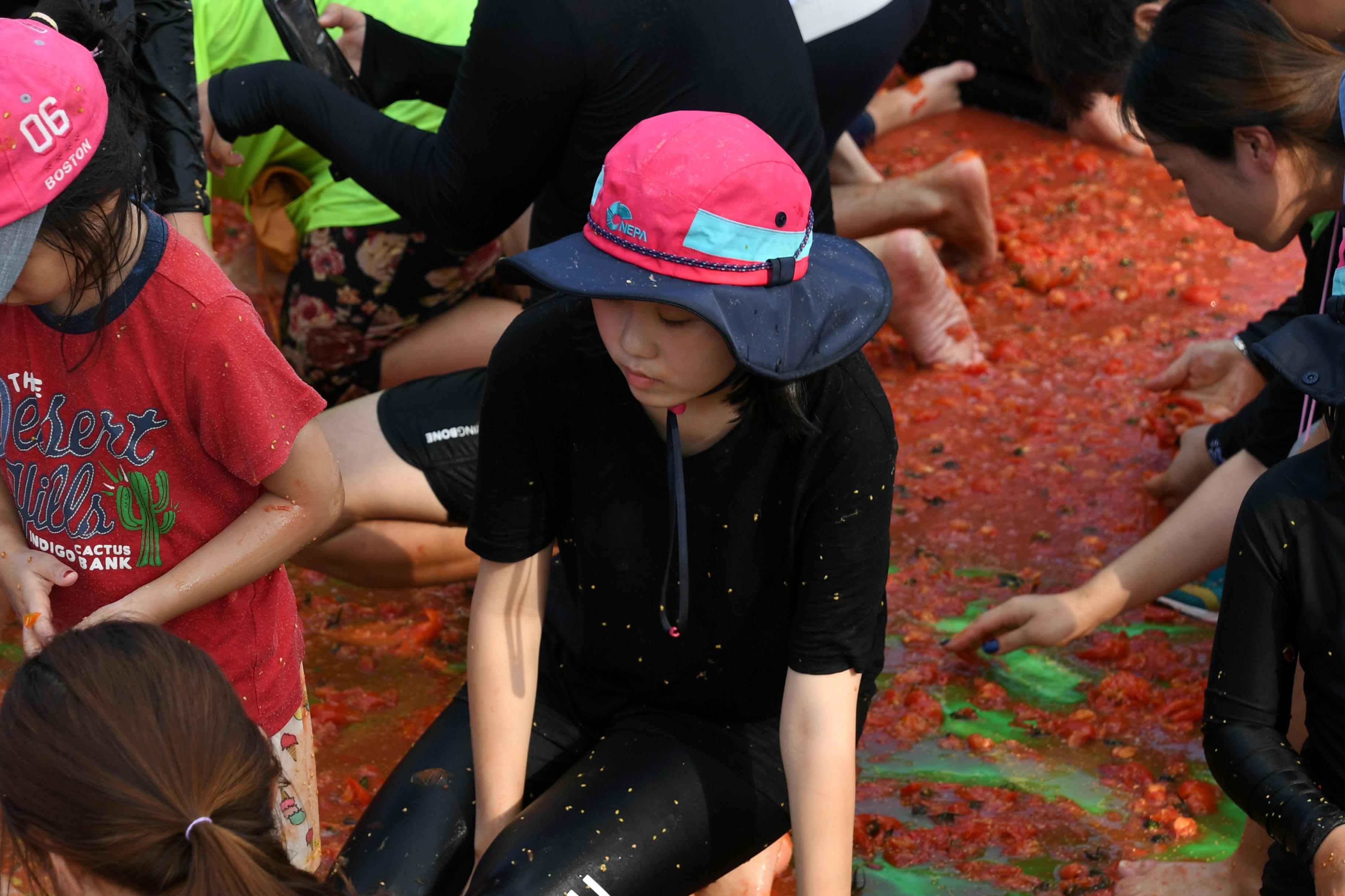 2018 화천토마토축제 황금반지를 찾아라 의 사진