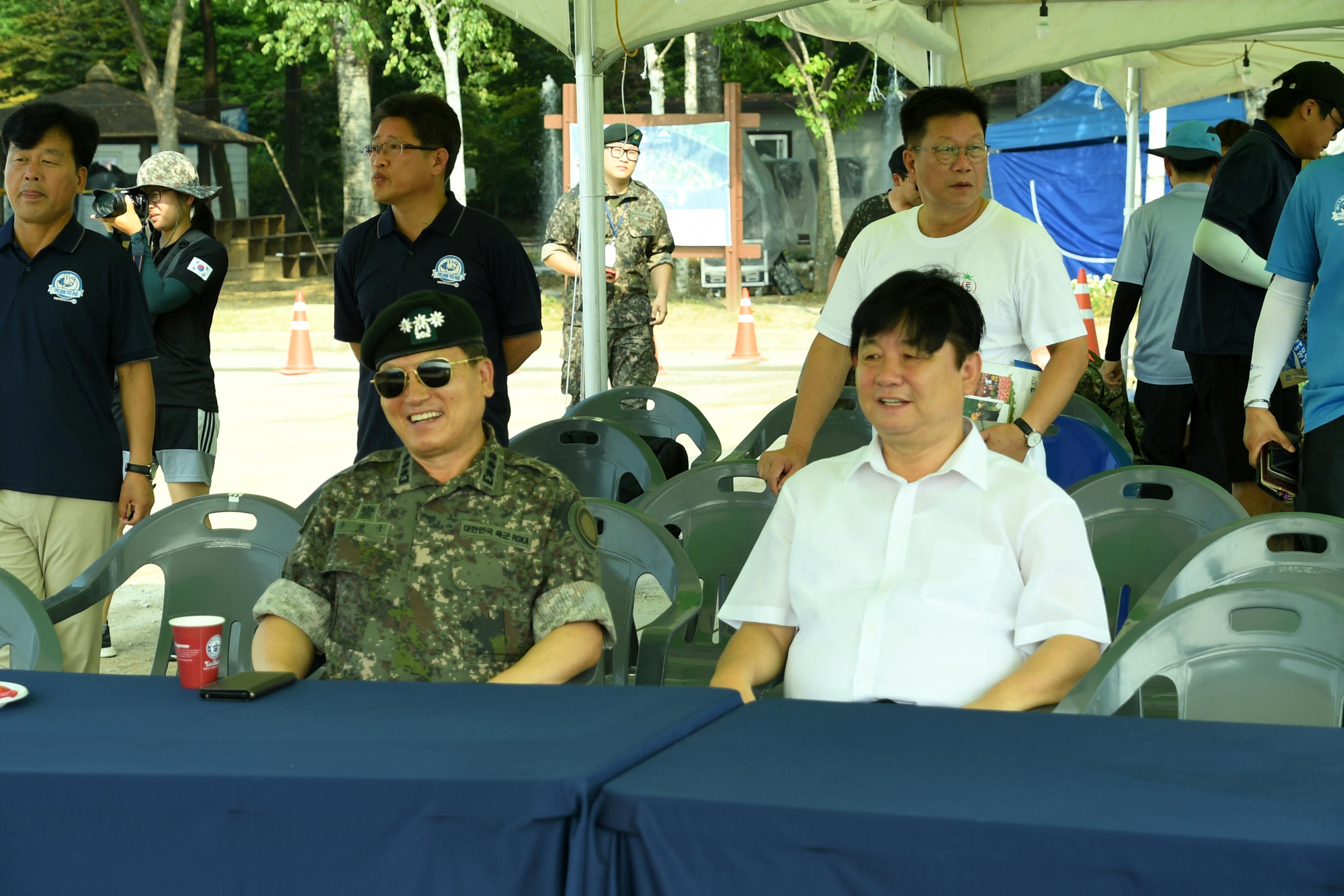 2018 화천쪽배축제 육군 제15보병사단 산천호 경주대회 의 사진