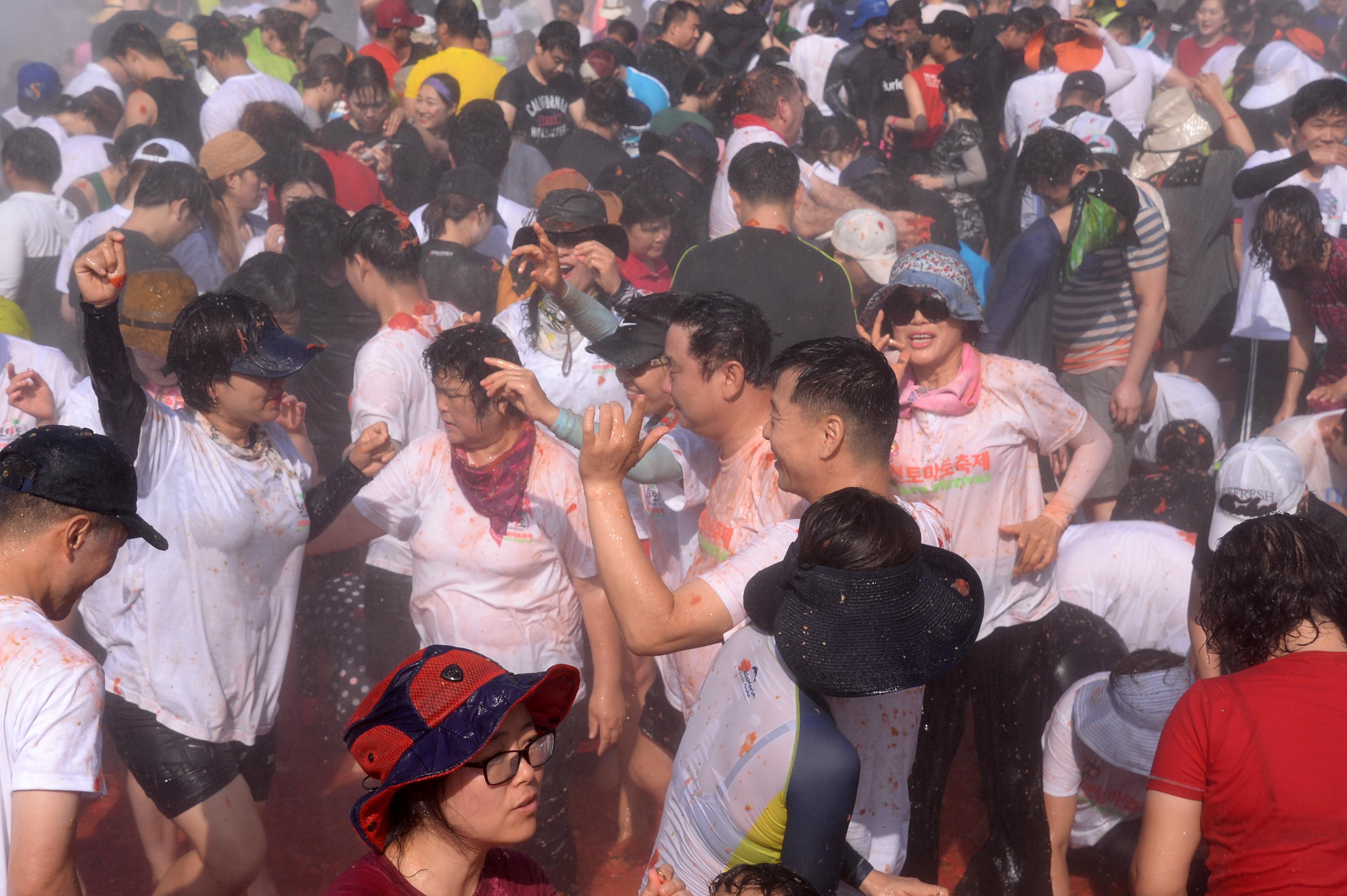 2018 화천토마토축제 주한대사 초청 황금반지를 찾아라 의 사진