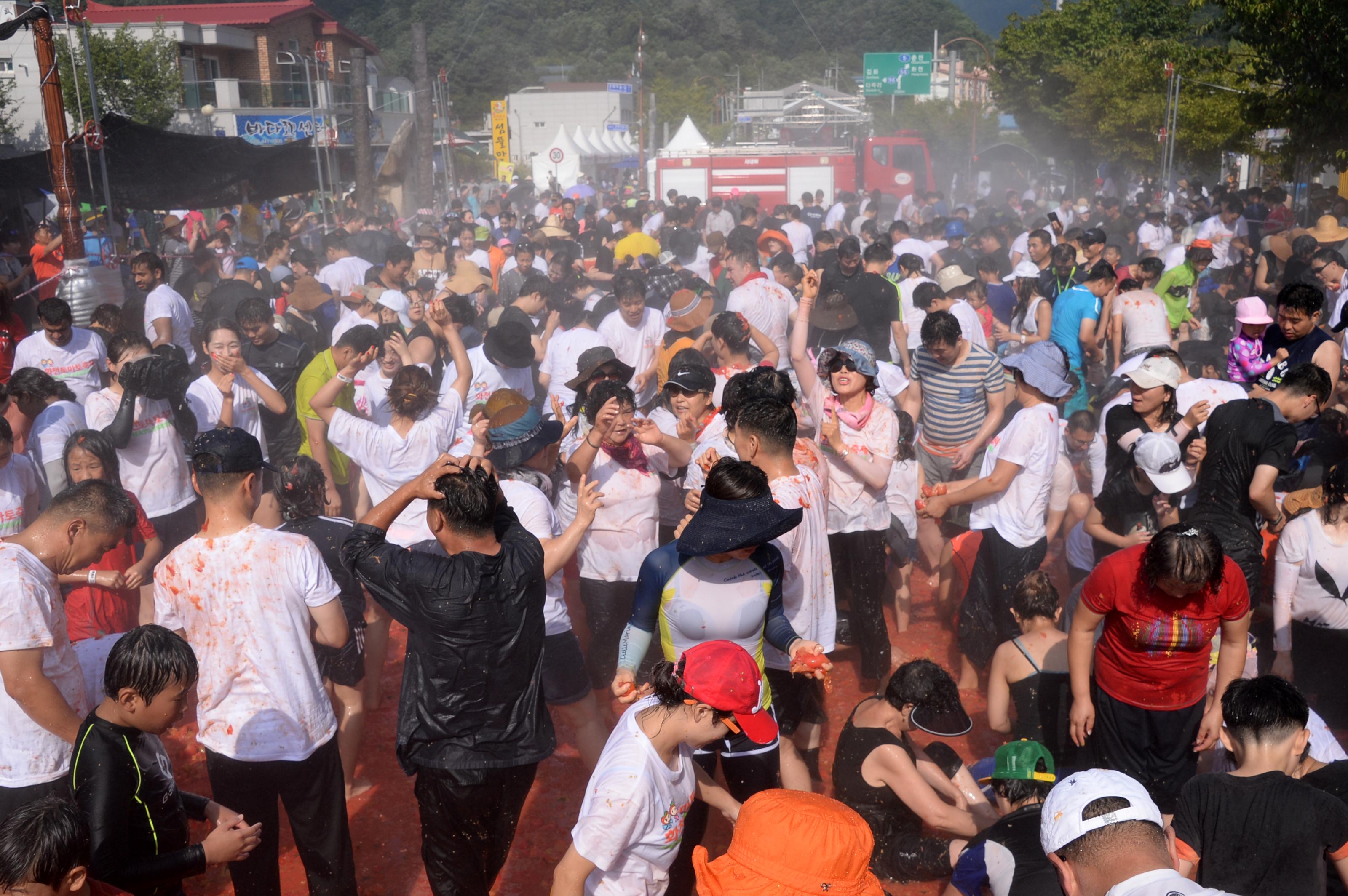 2018 화천토마토축제 주한대사 초청 황금반지를 찾아라 의 사진