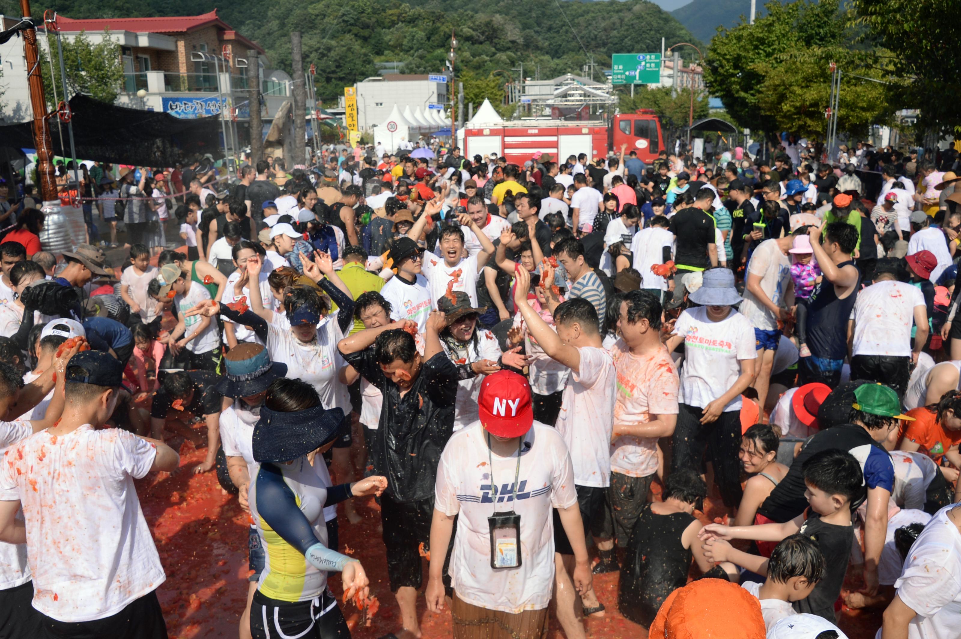 2018 화천토마토축제 주한대사 초청 황금반지를 찾아라 의 사진