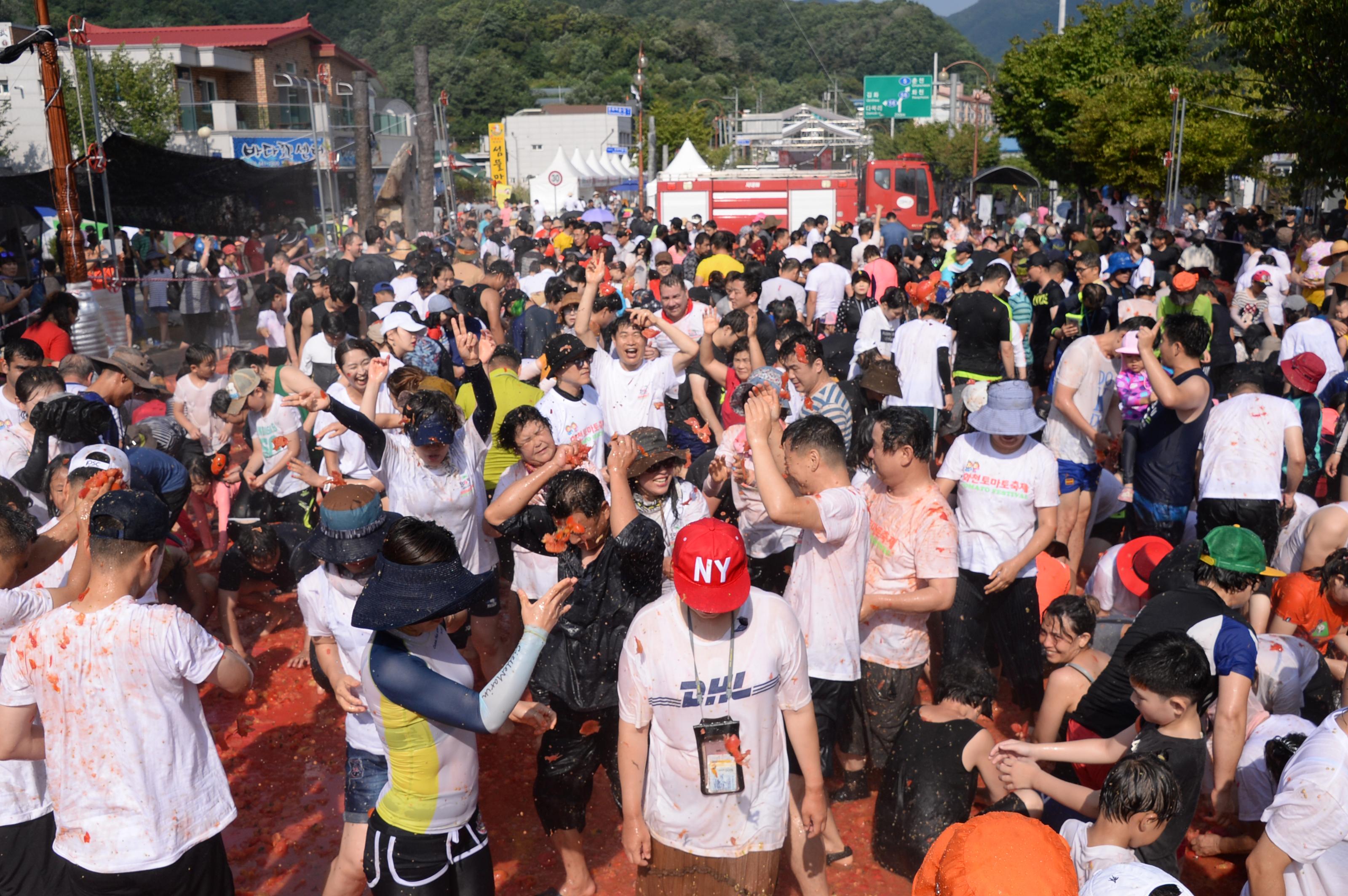 2018 화천토마토축제 주한대사 초청 황금반지를 찾아라 의 사진