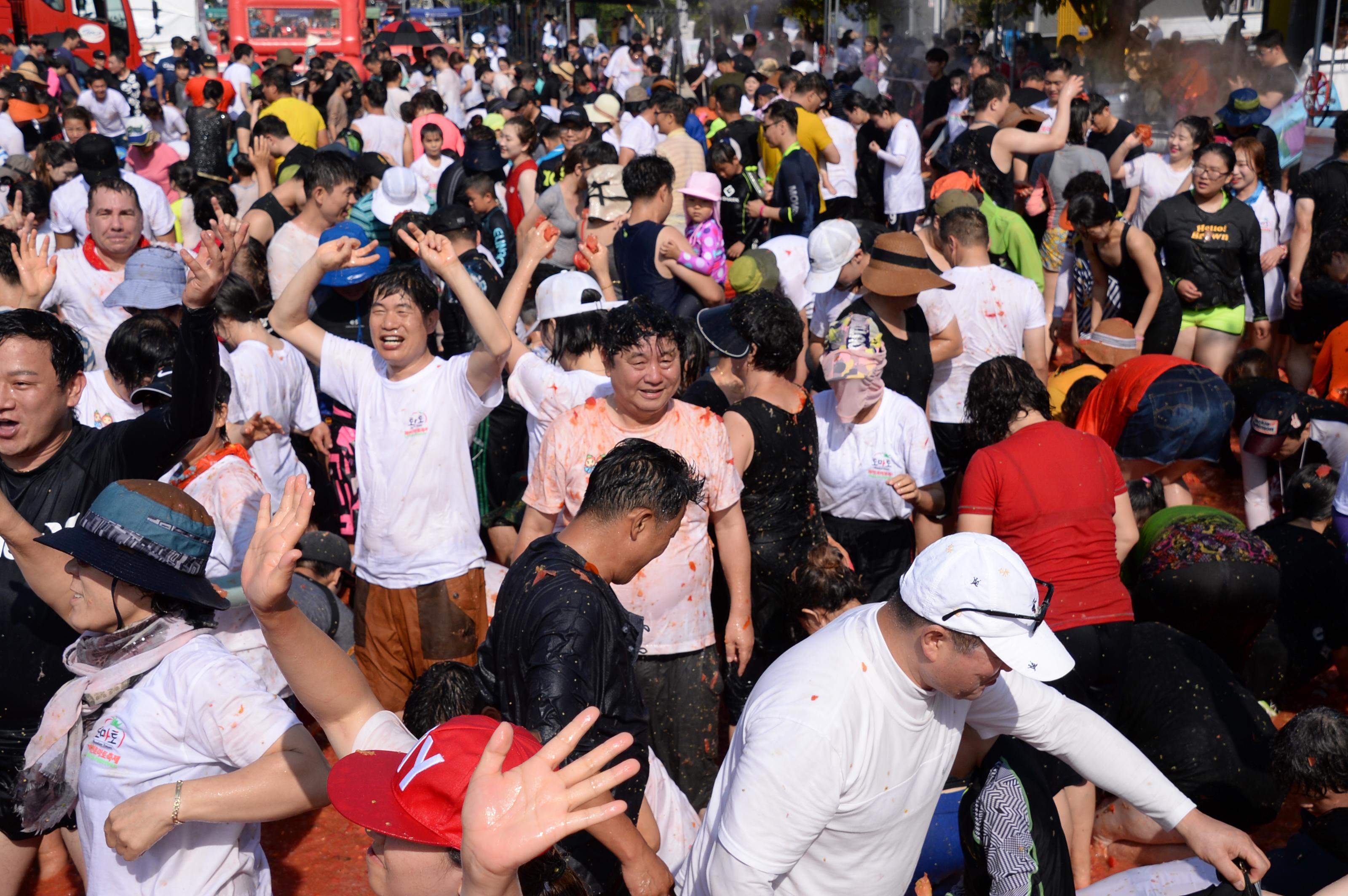 2018 화천토마토축제 주한대사 초청 황금반지를 찾아라 의 사진