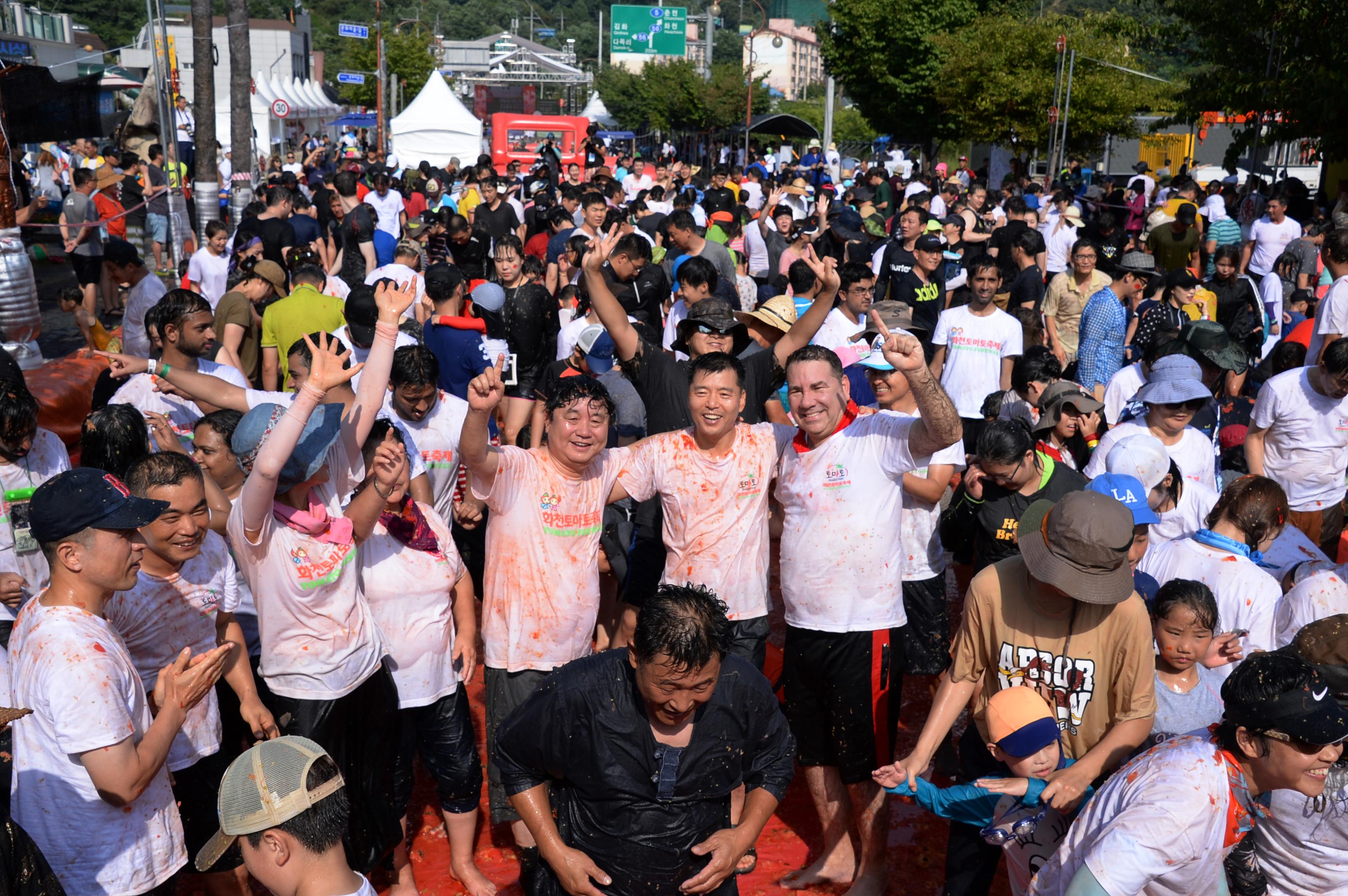 2018 화천토마토축제 주한대사 초청 황금반지를 찾아라 의 사진