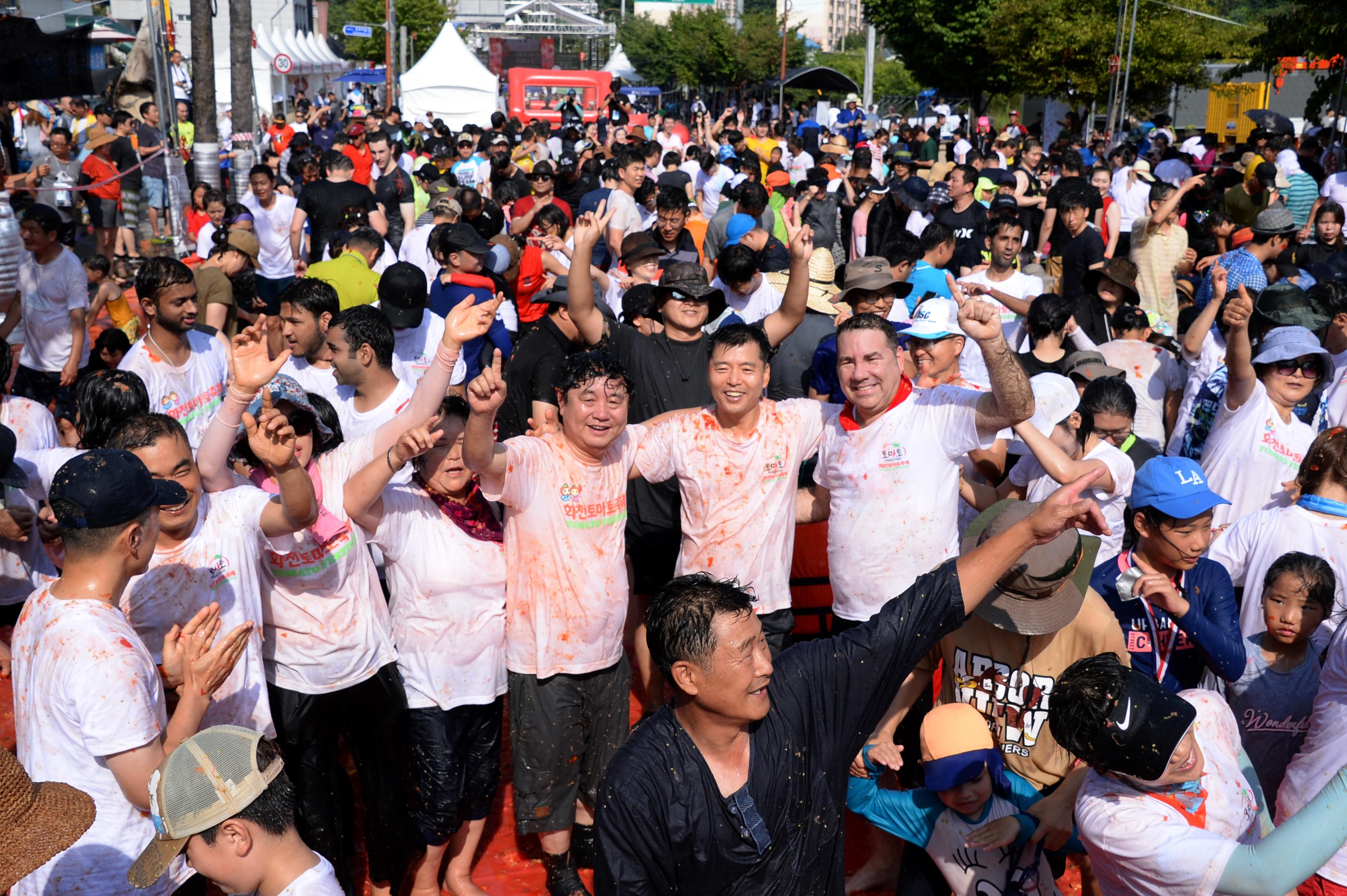 2018 화천토마토축제 주한대사 초청 황금반지를 찾아라 의 사진