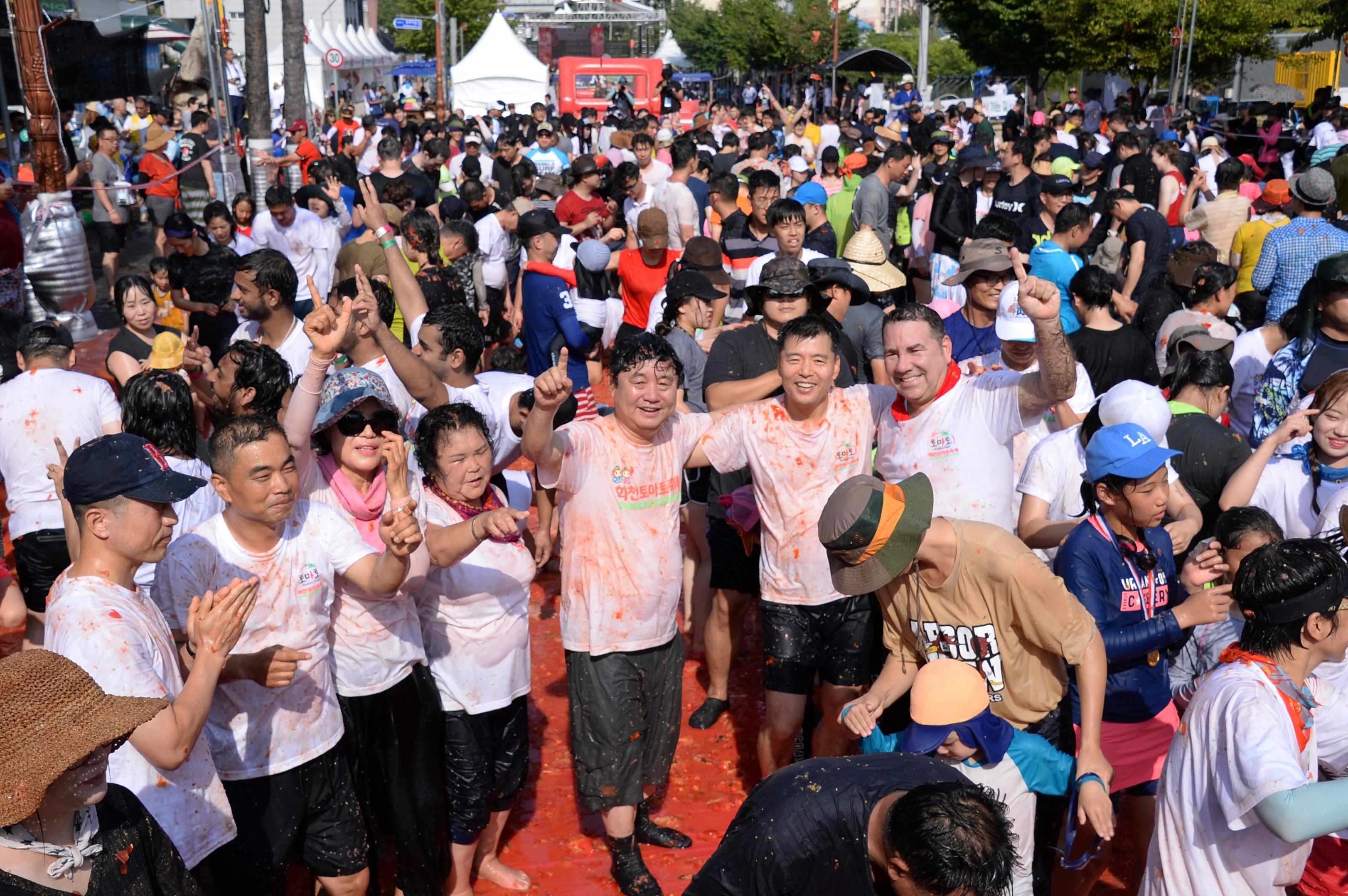 2018 화천토마토축제 주한대사 초청 황금반지를 찾아라 의 사진