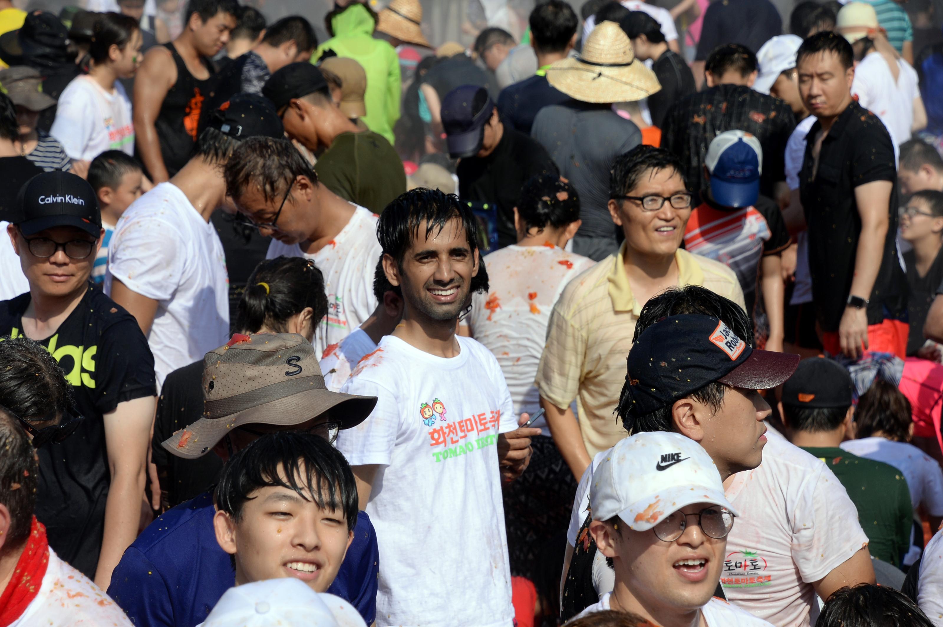 2018 화천토마토축제 주한대사 초청 황금반지를 찾아라 의 사진