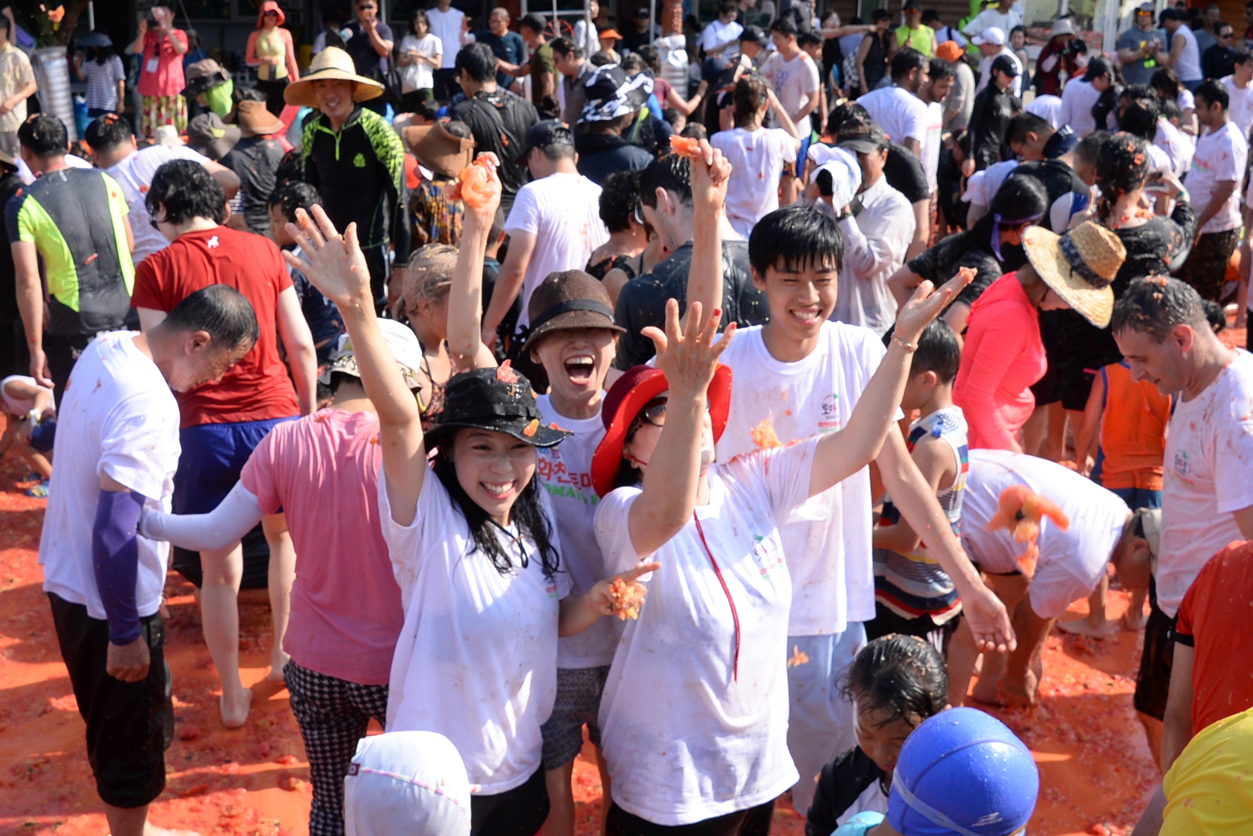 2018 화천토마토축제 주한대사 초청 황금반지를 찾아라 의 사진