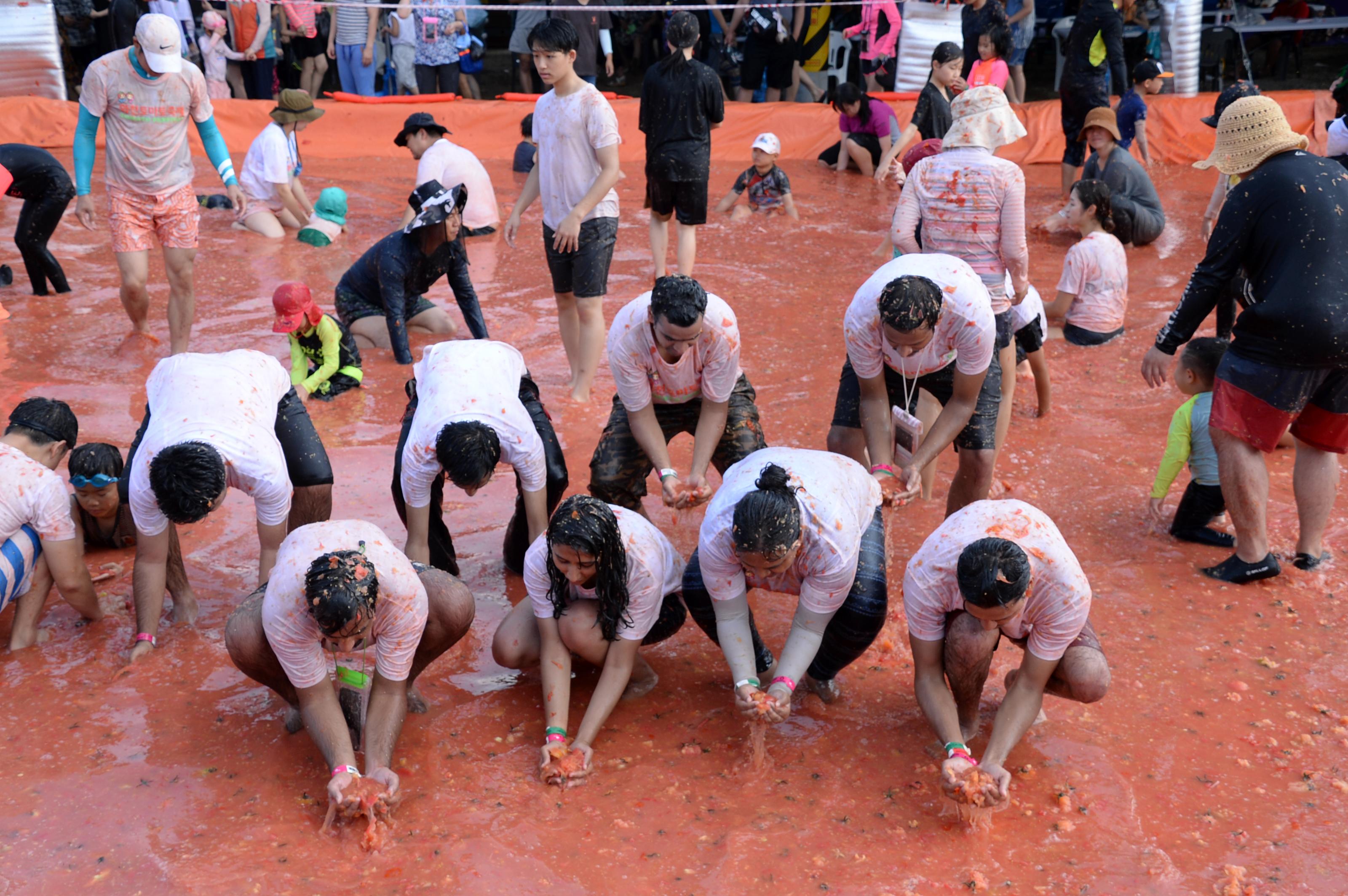 2018 화천토마토축제 주한대사 초청 황금반지를 찾아라 의 사진