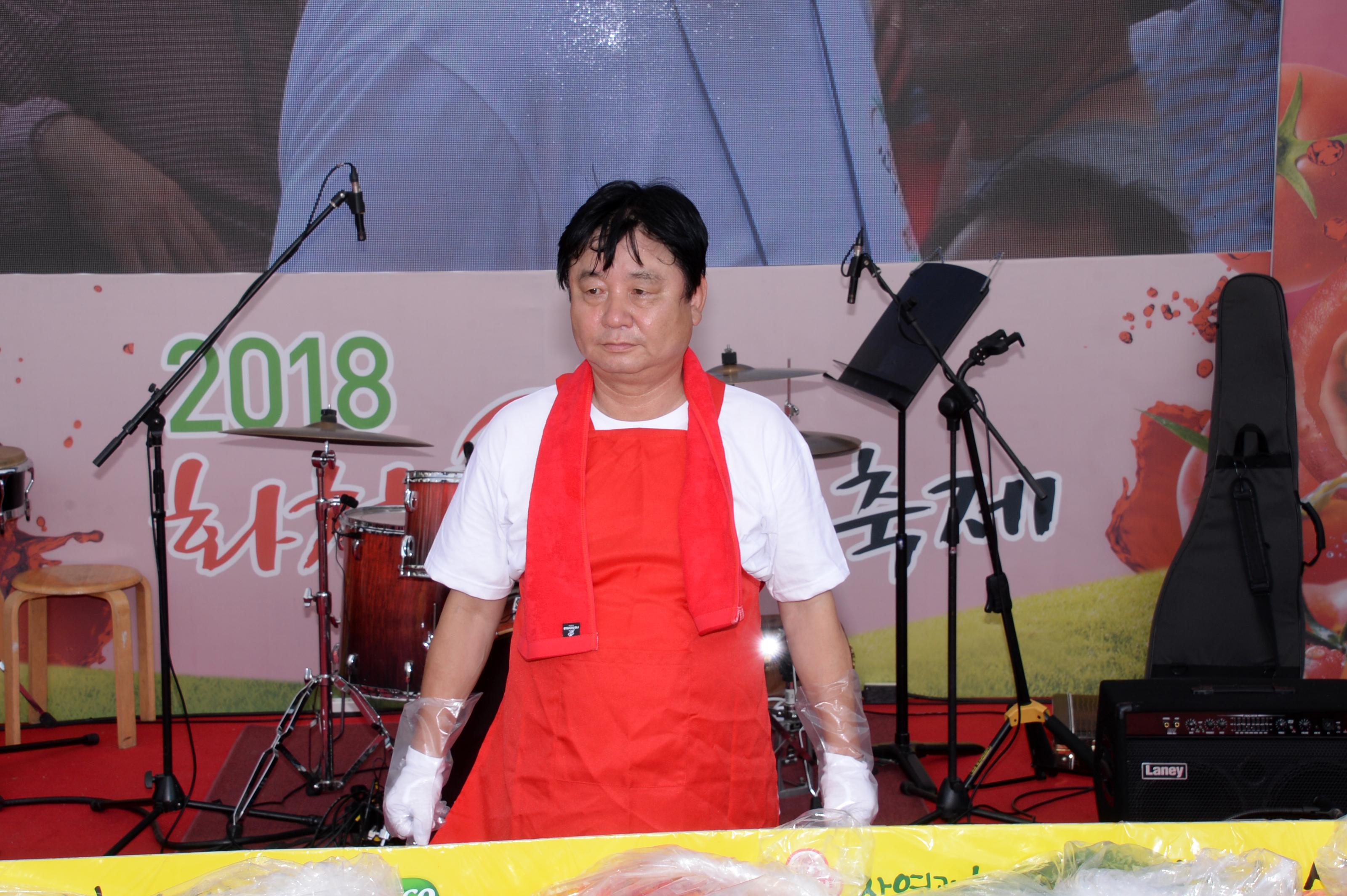 2018 화천토마토축제 주한대사 초청 천인의 식탁 의 사진