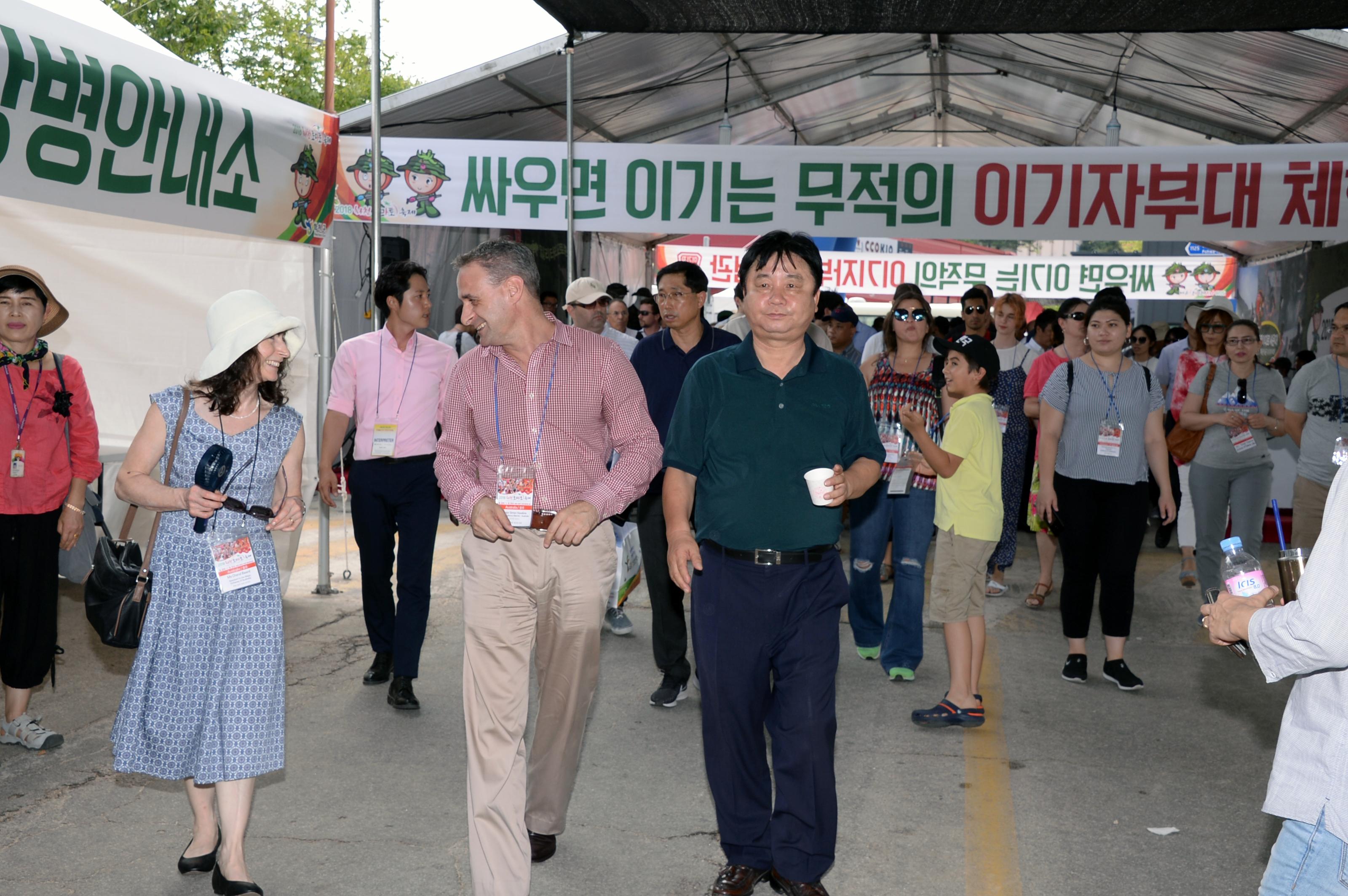 2018 화천토마토축제장 전경 의 사진