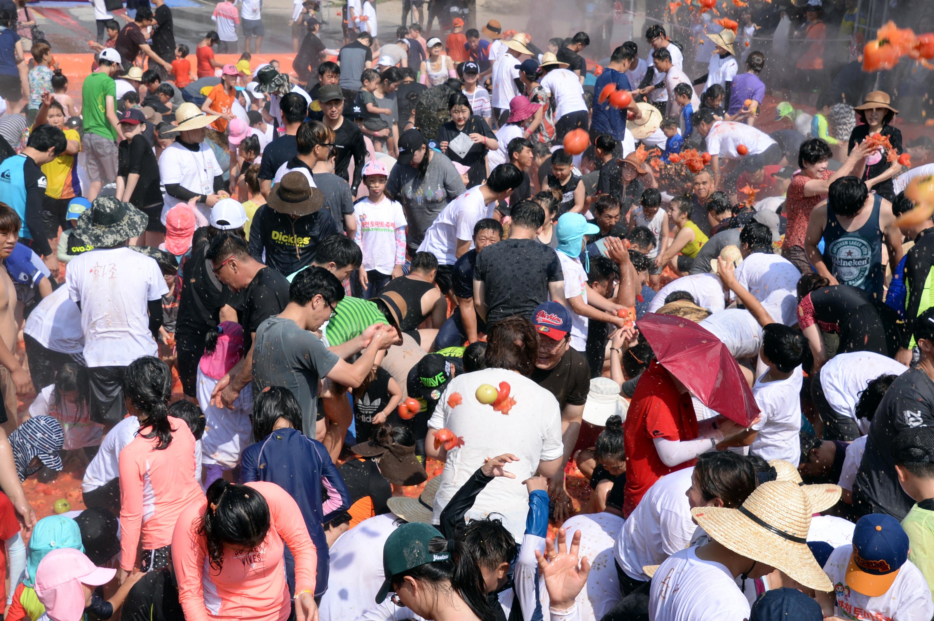 2018 화천토마토축제 황금반지를 찾아라 의 사진