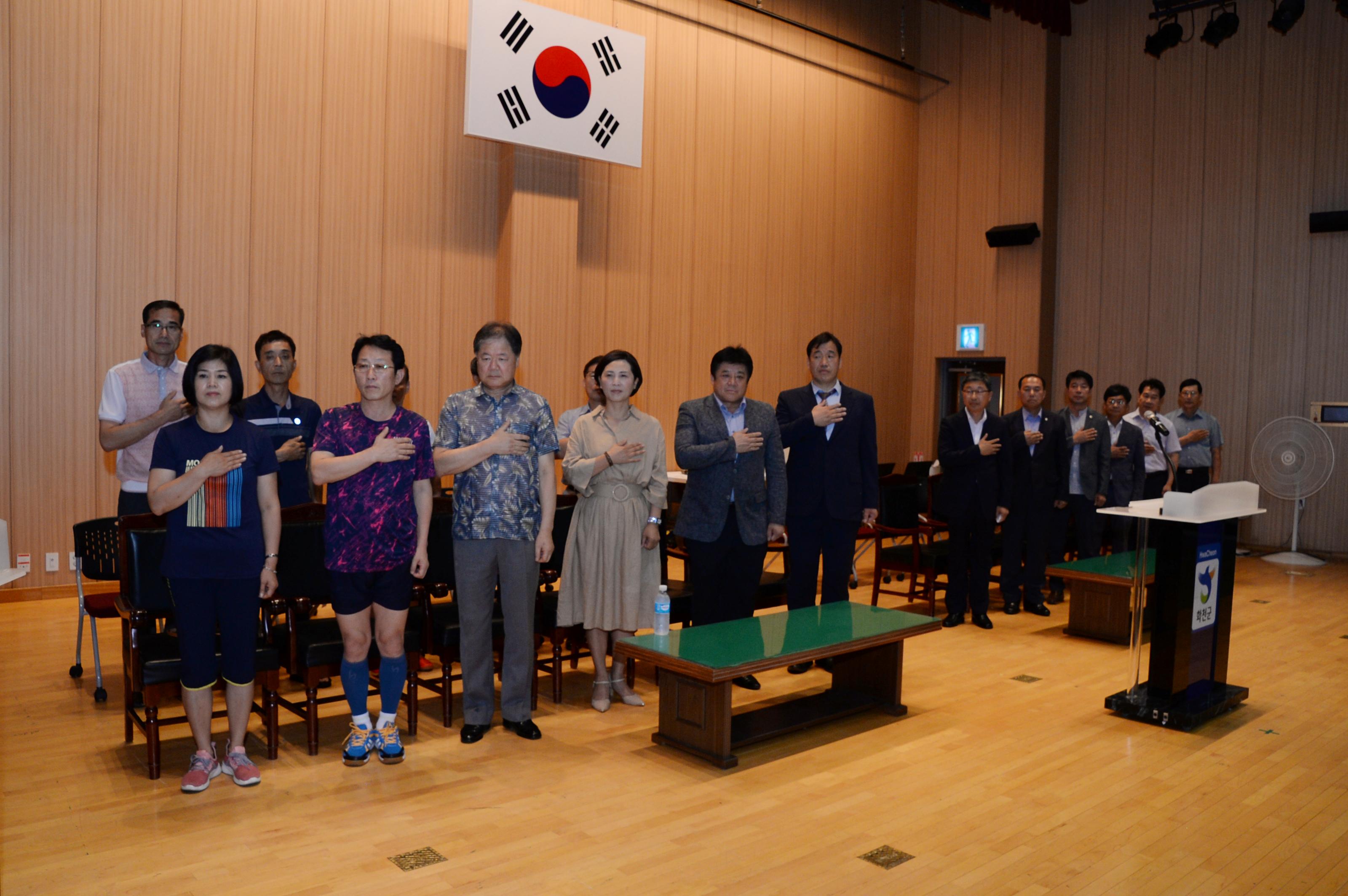 2018 화천 산천어 오픈 배드민턴 대회 의 사진