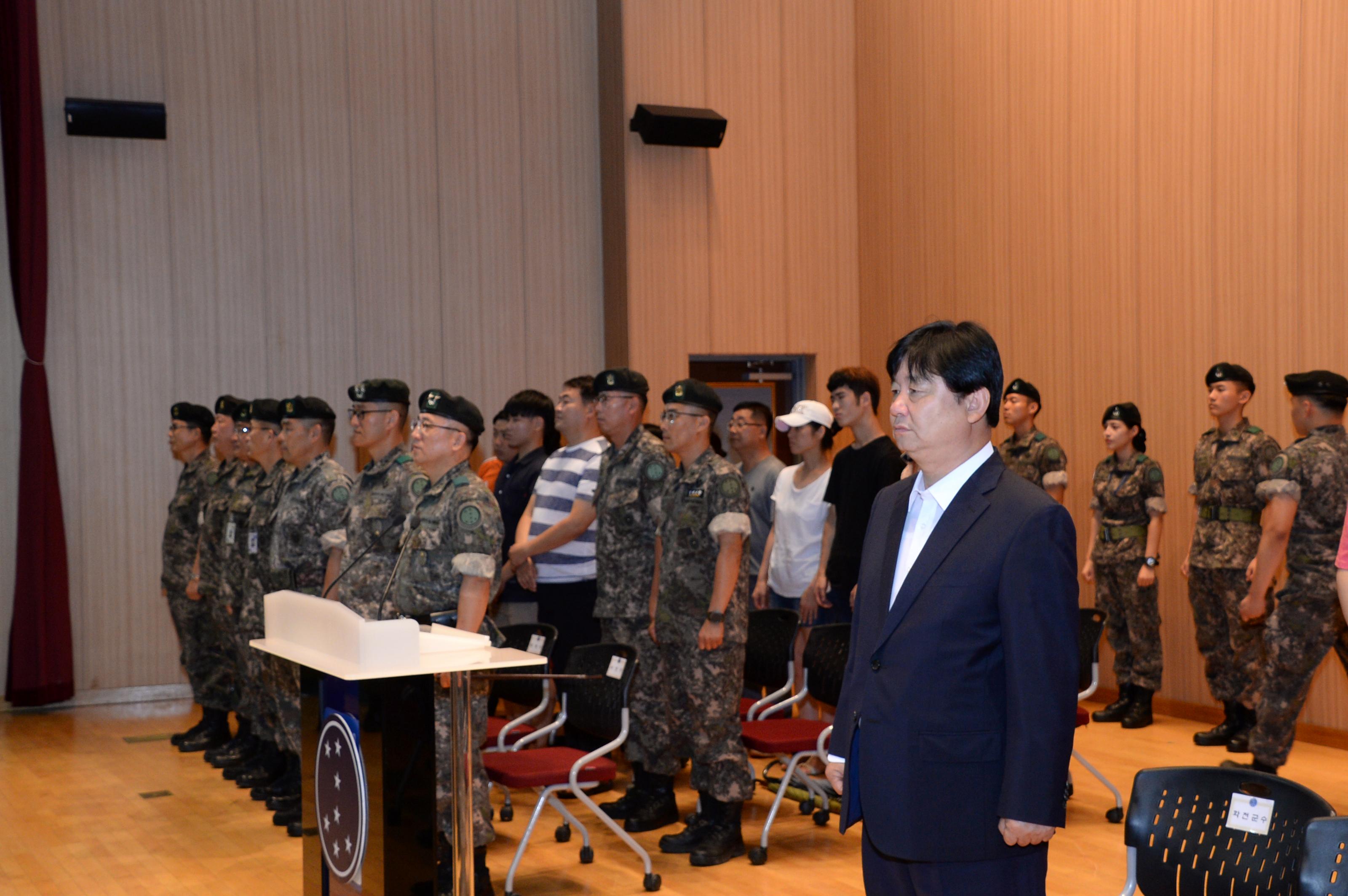 2018 육군 제7보병사단 신병수료식 의 사진