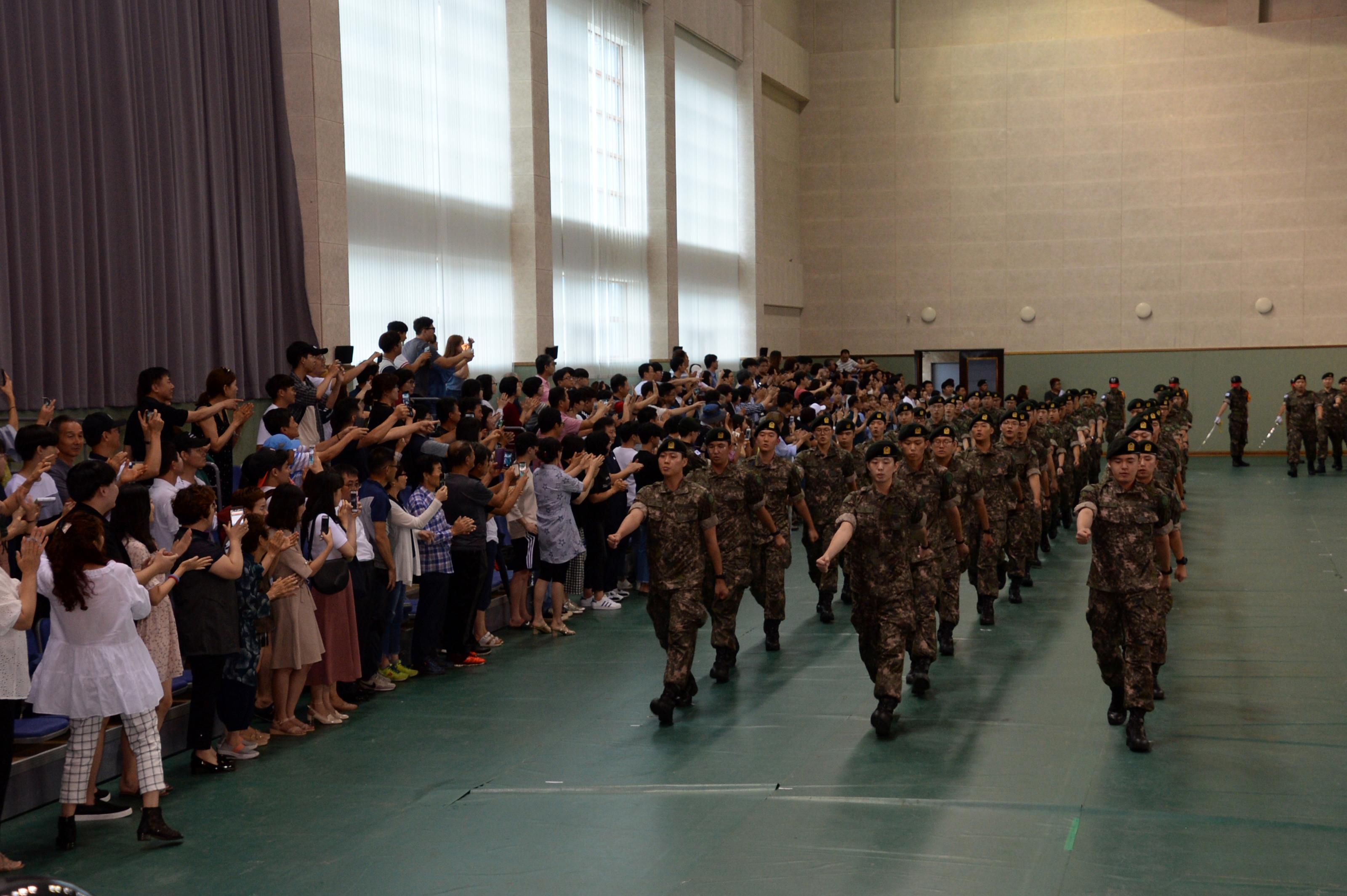 2018 육군 제7보병사단 신병수료식 의 사진