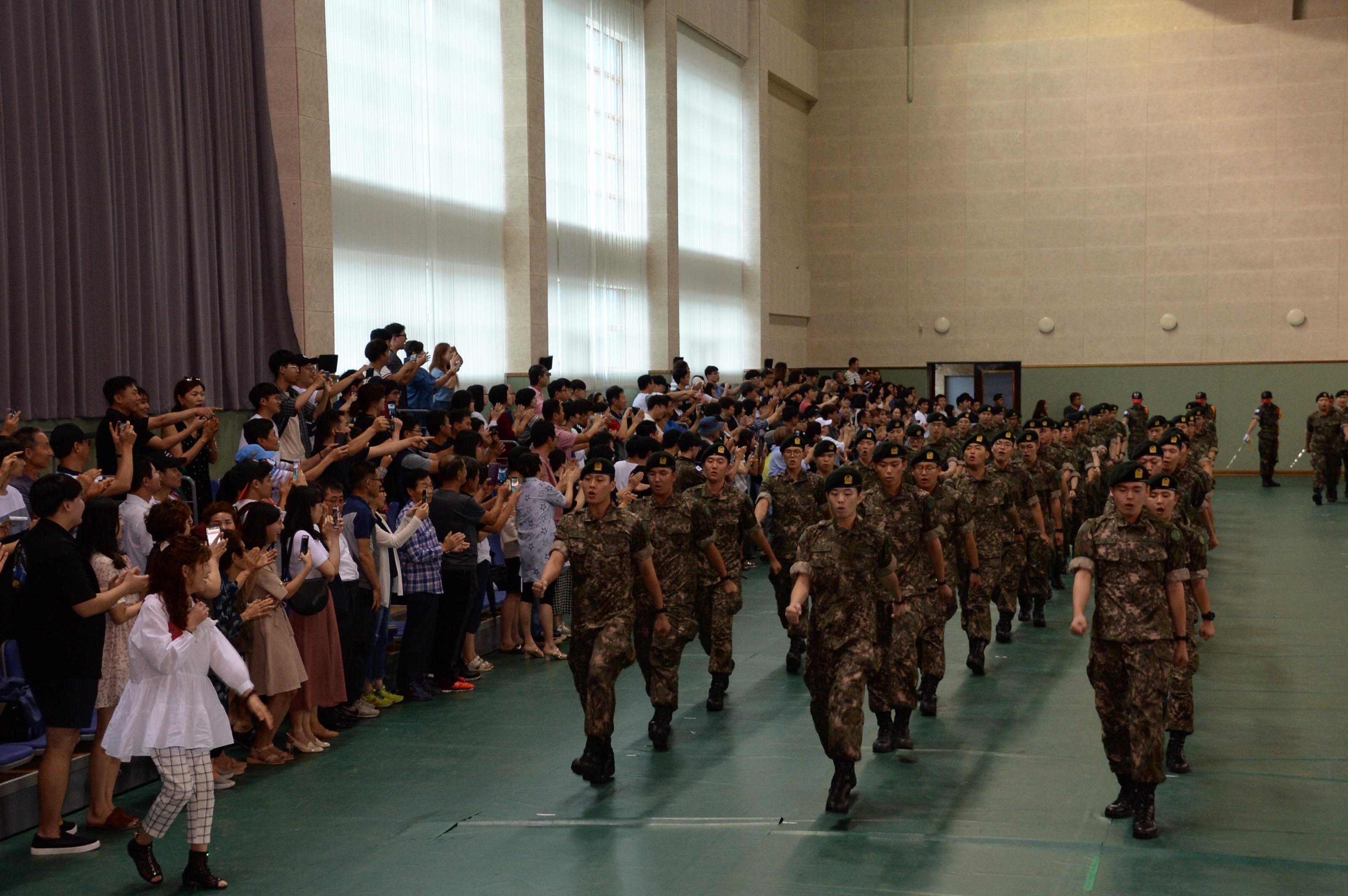 2018 육군 제7보병사단 신병수료식 의 사진