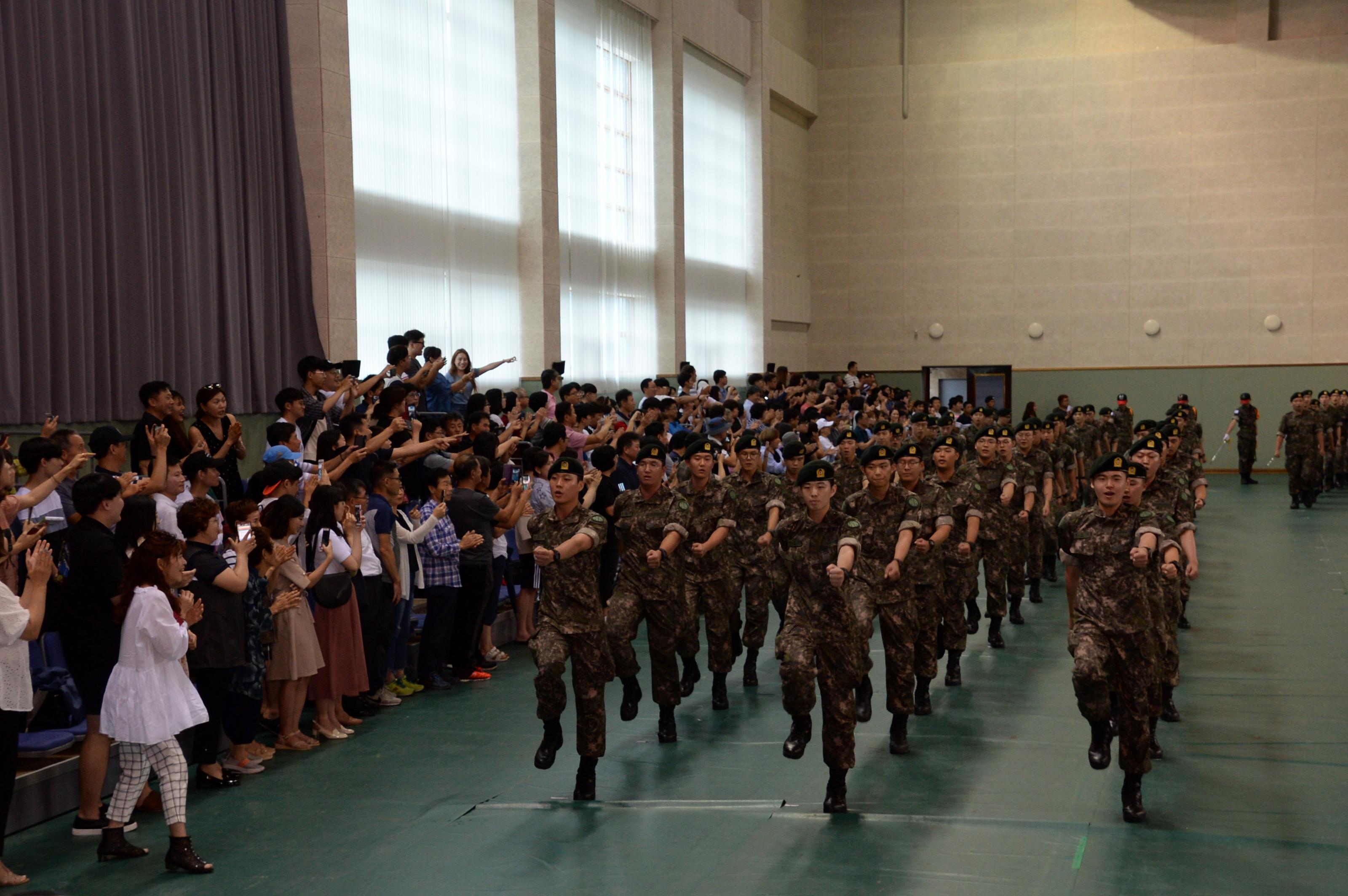 2018 육군 제7보병사단 신병수료식 의 사진