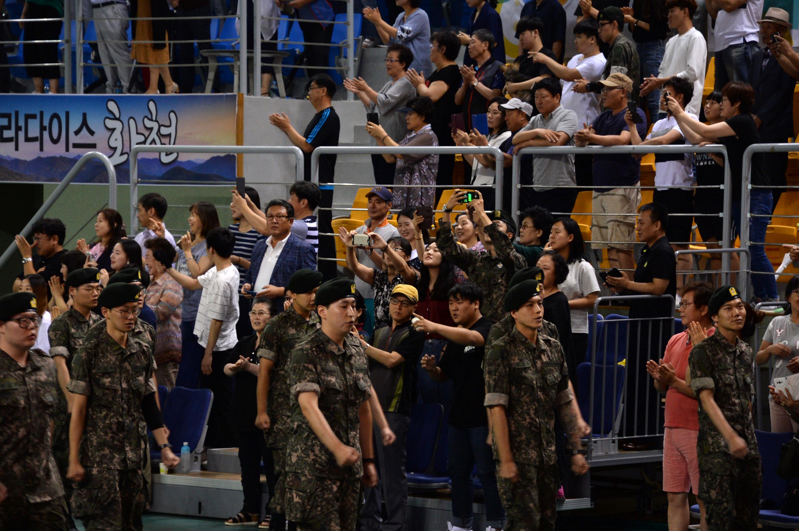 2018 육군 제7보병사단 신병수료식 의 사진