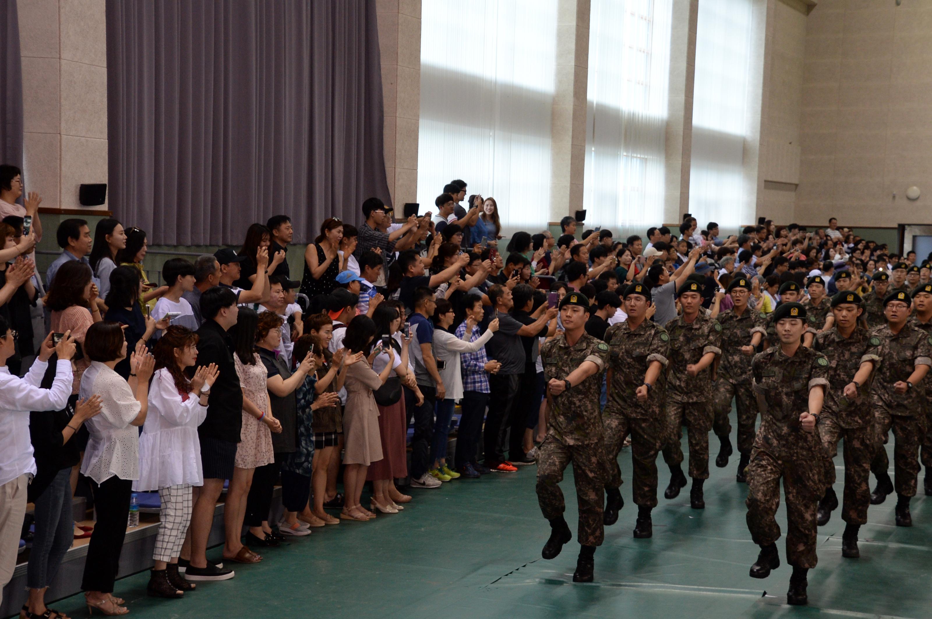 2018 육군 제7보병사단 신병수료식 의 사진