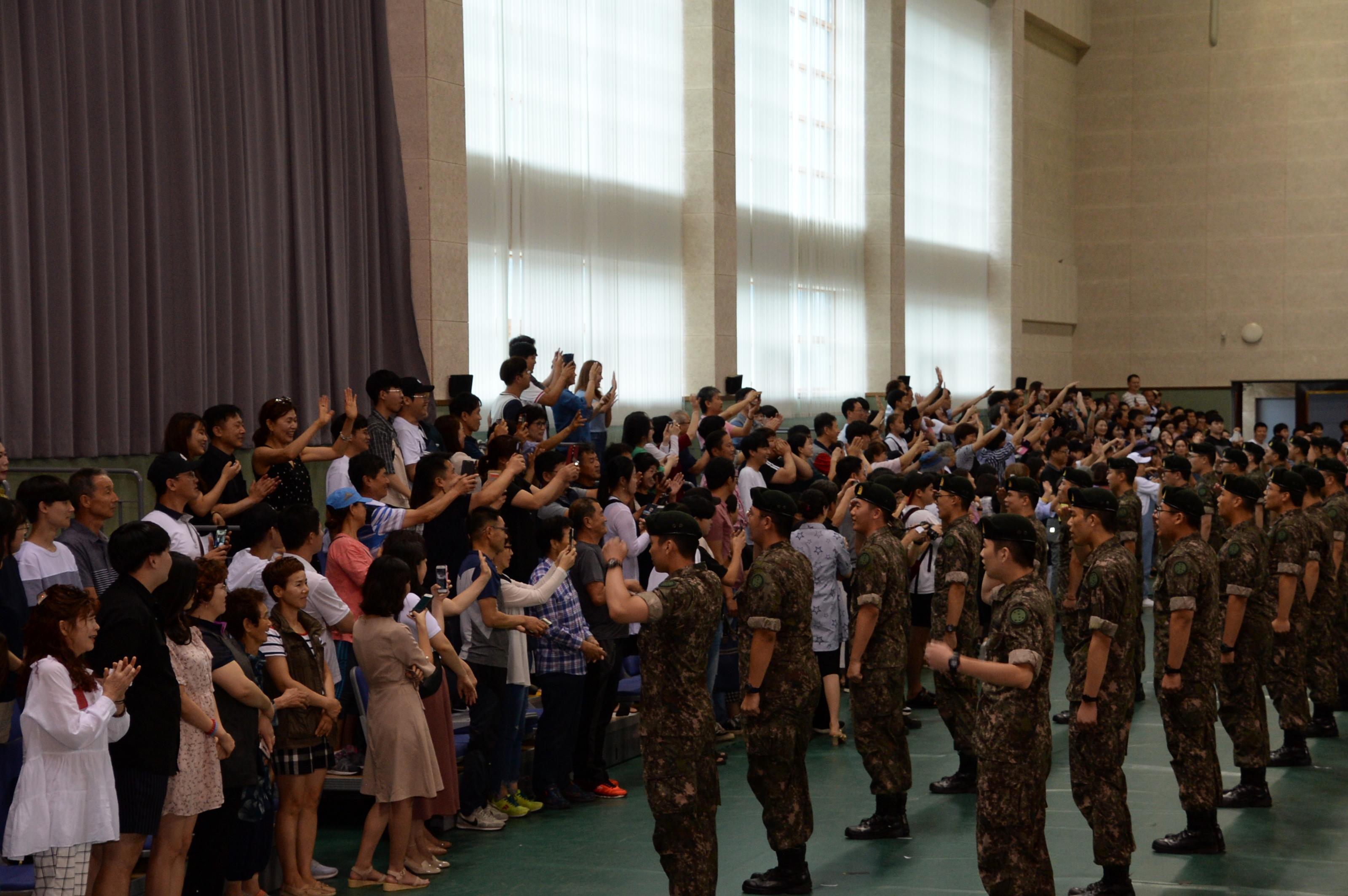 2018 육군 제7보병사단 신병수료식 의 사진