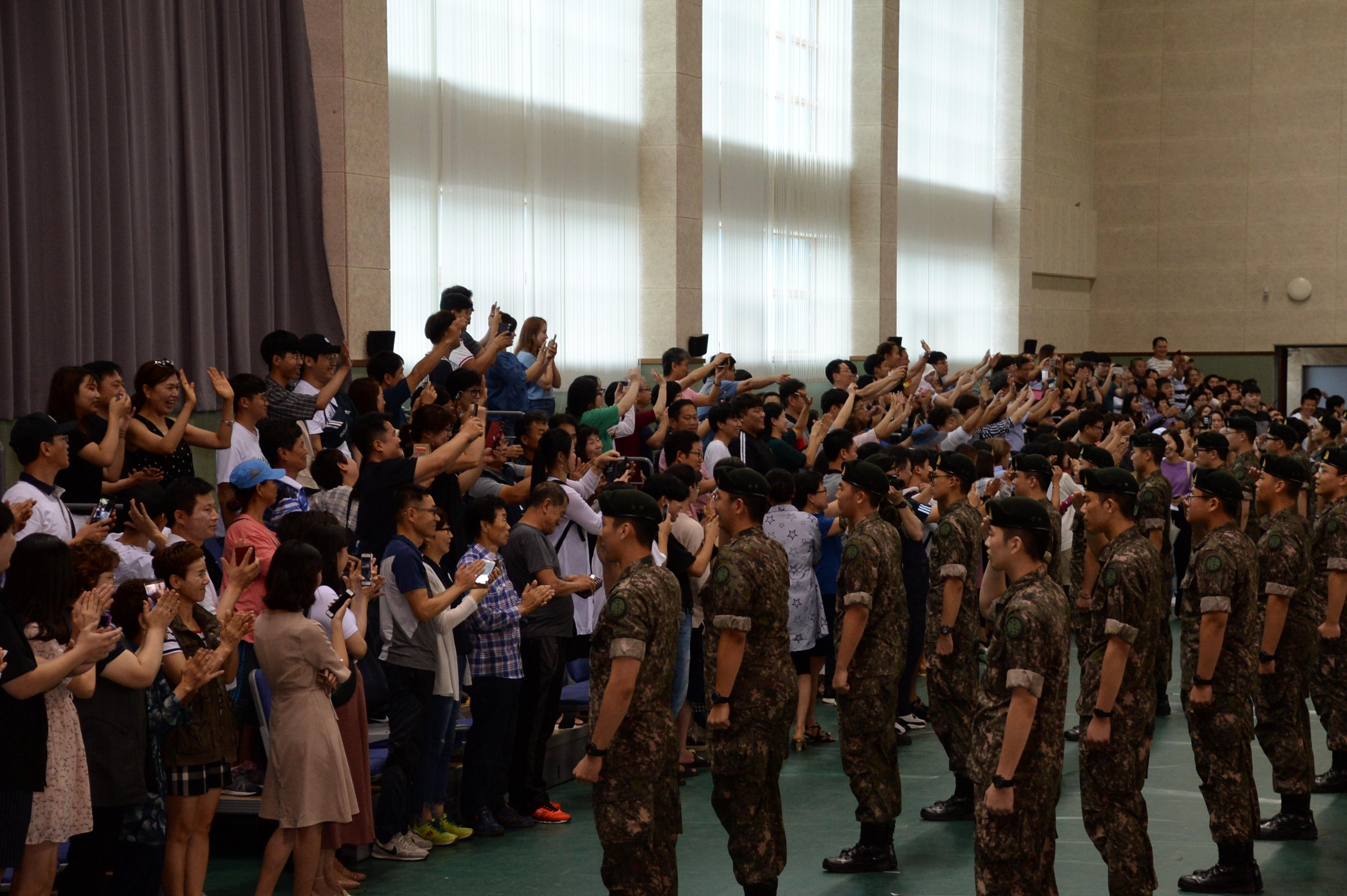 2018 육군 제7보병사단 신병수료식 의 사진