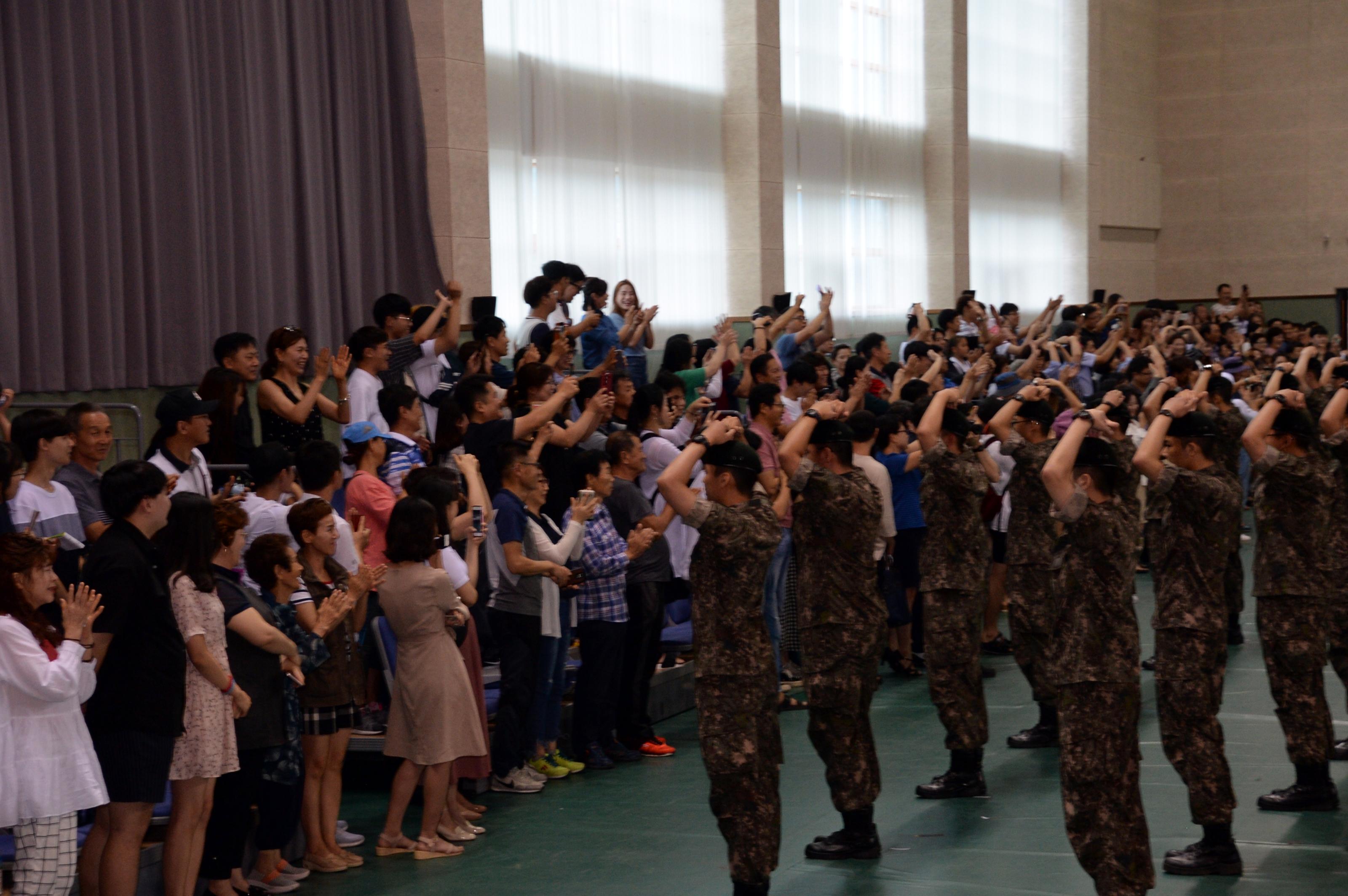 2018 육군 제7보병사단 신병수료식 의 사진