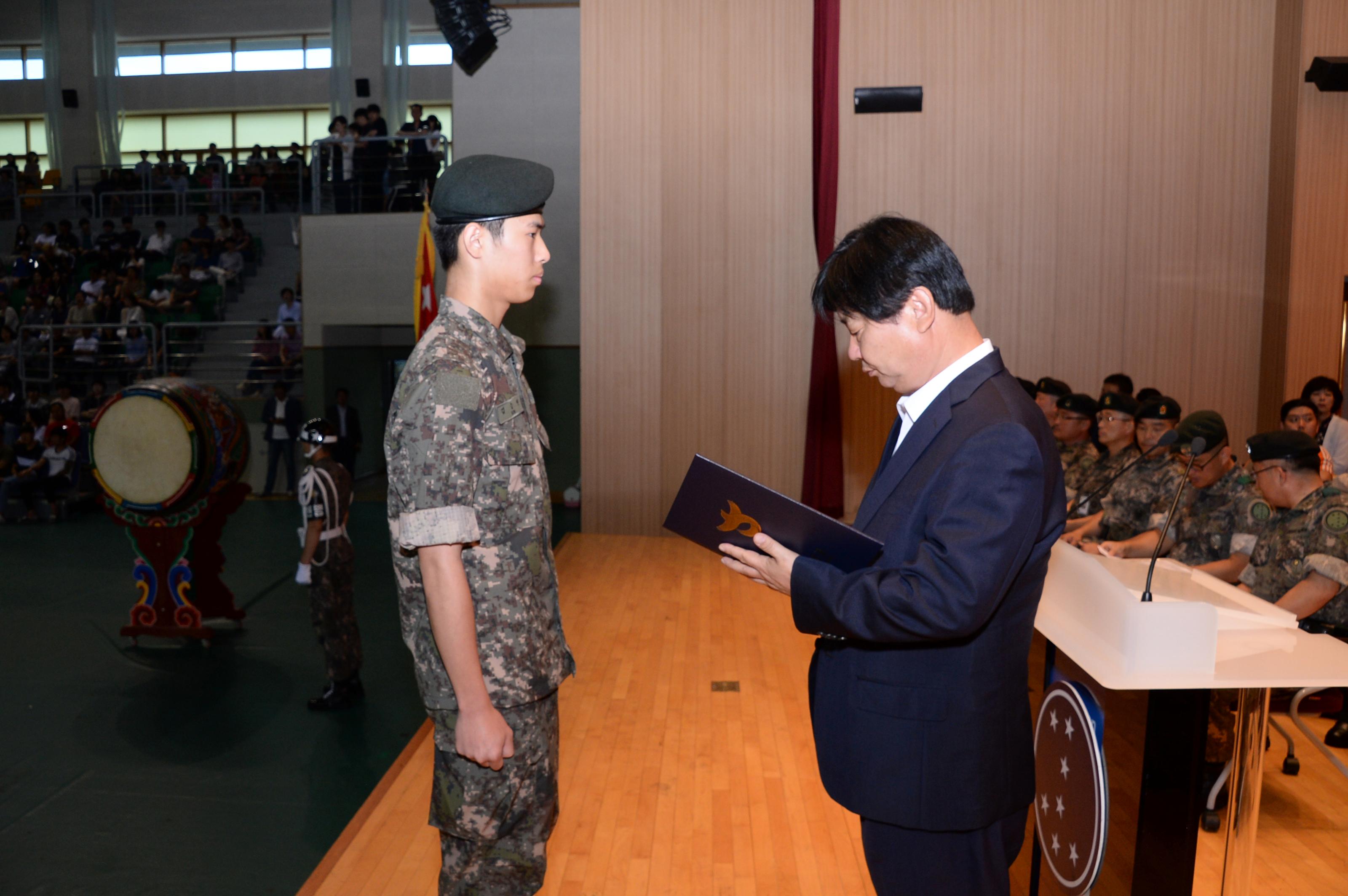 2018 육군 제7보병사단 신병수료식 의 사진