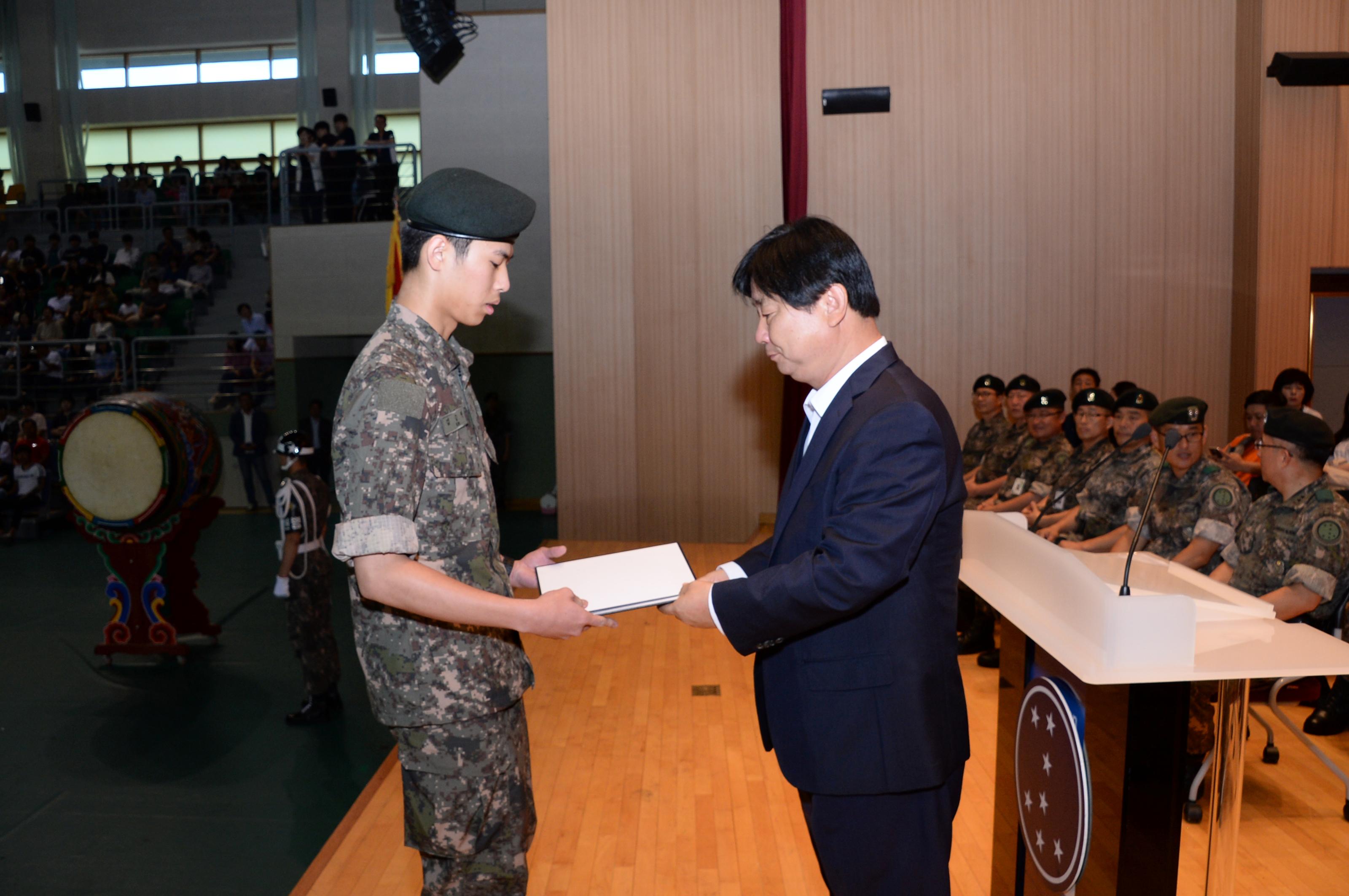 2018 육군 제7보병사단 신병수료식 의 사진