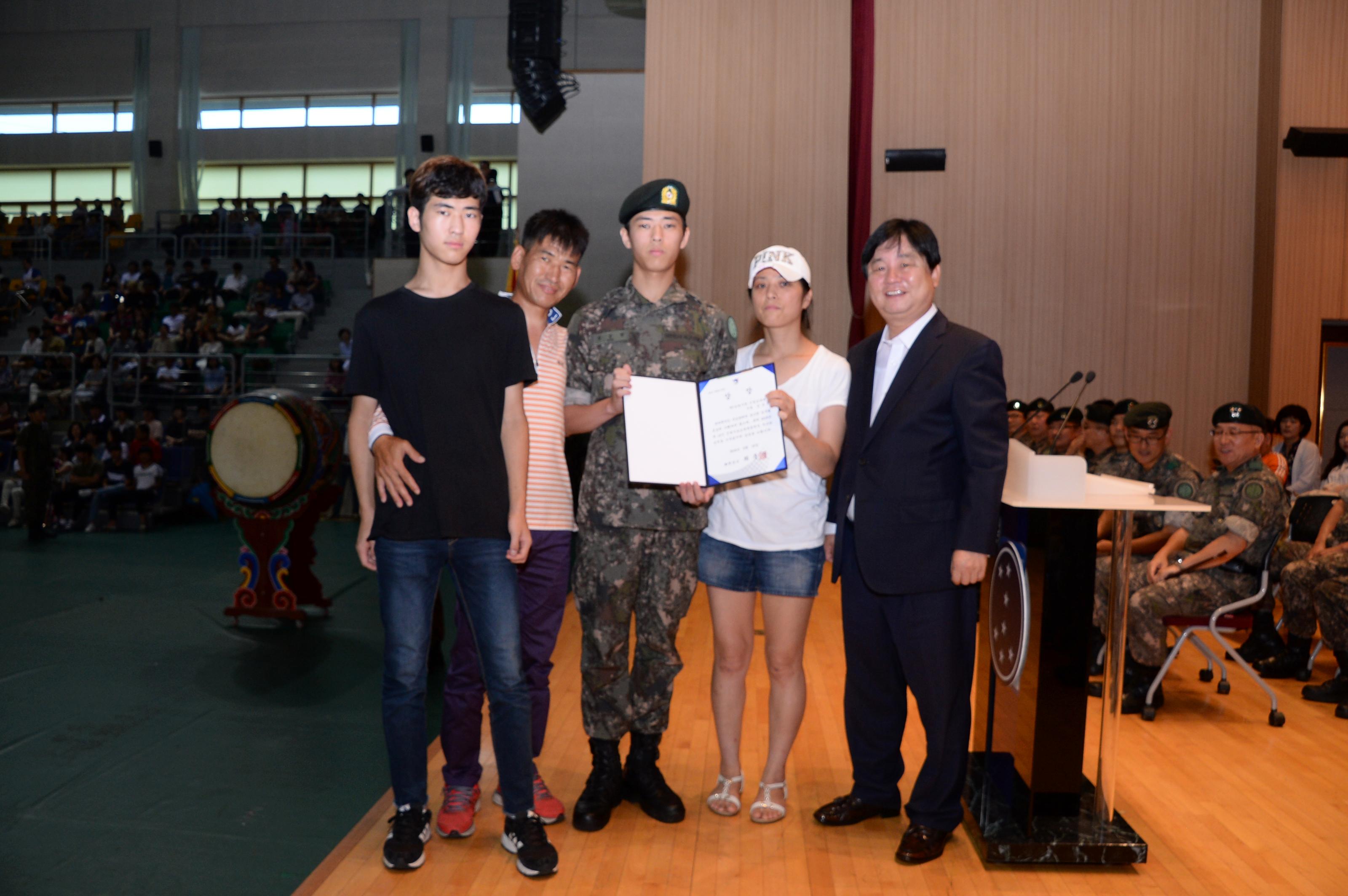 2018 육군 제7보병사단 신병수료식 의 사진