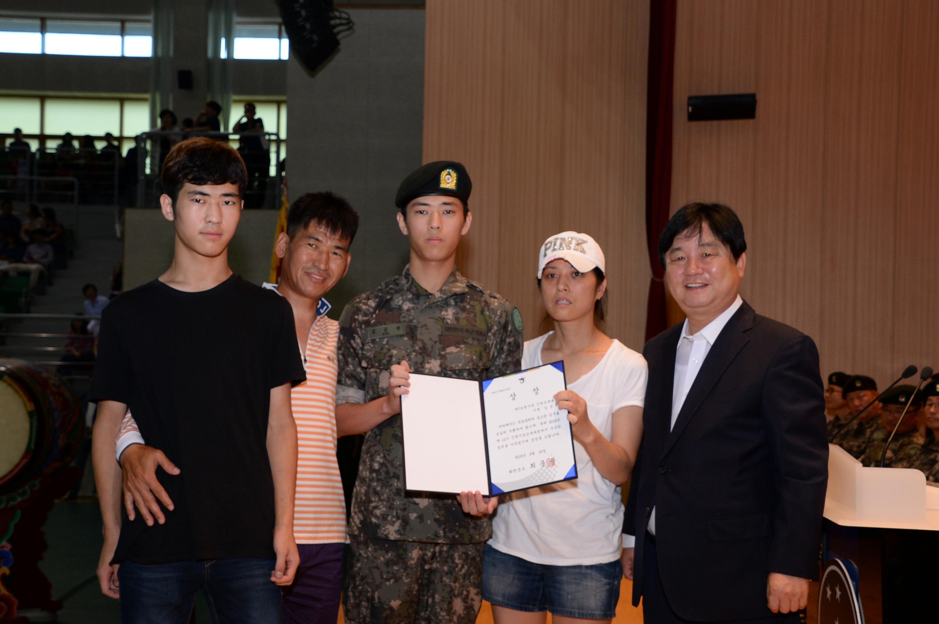 2018 육군 제7보병사단 신병수료식 의 사진