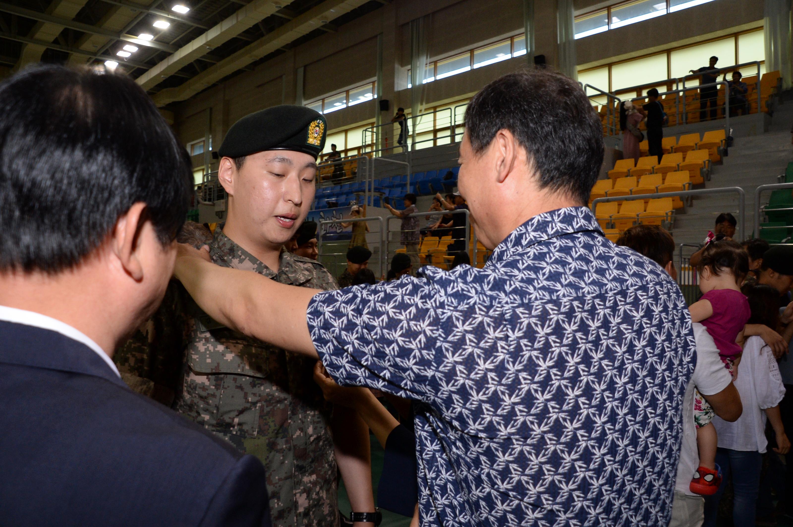 2018 육군 제7보병사단 신병수료식 의 사진