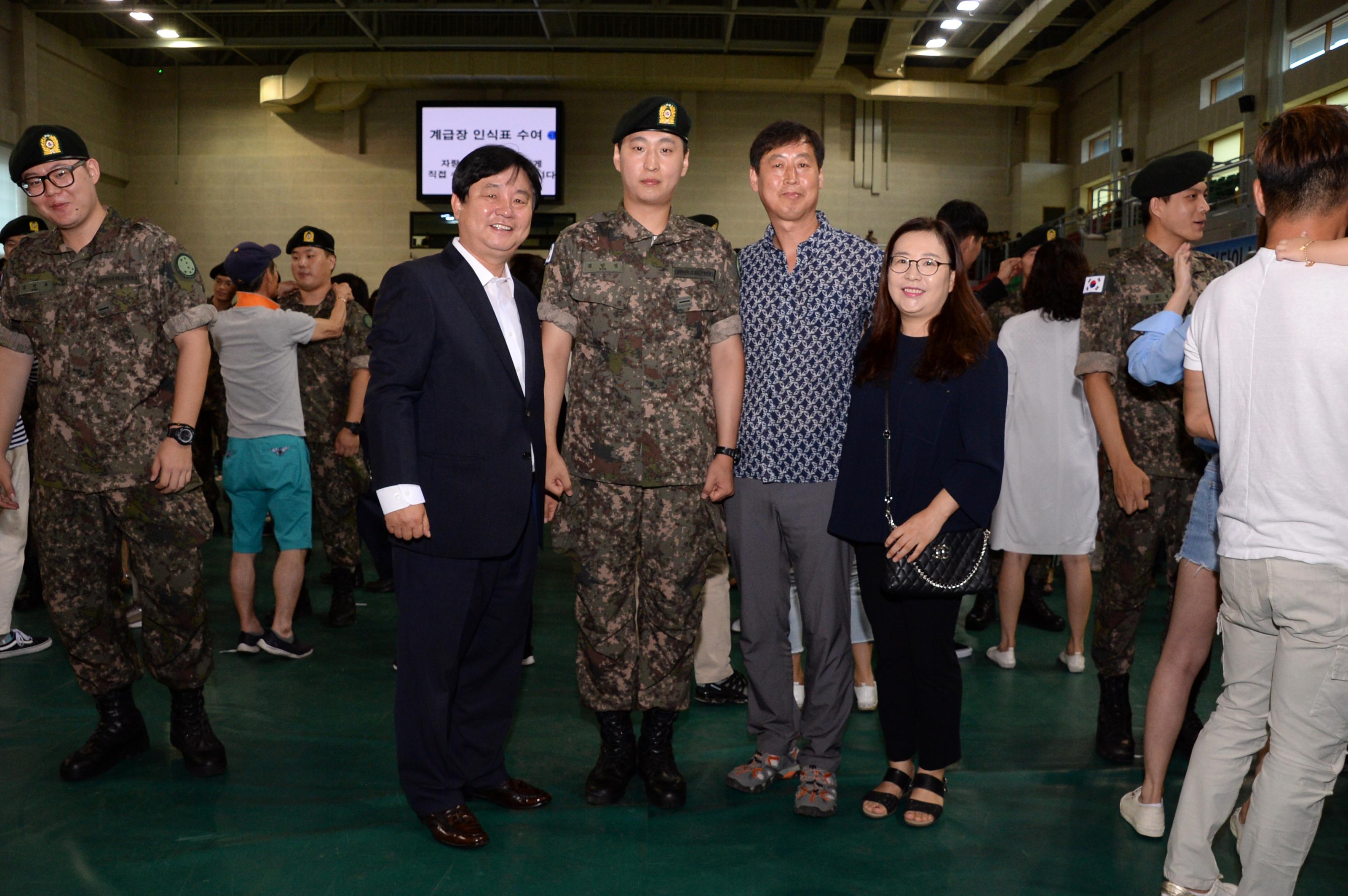 2018 육군 제7보병사단 신병수료식 의 사진