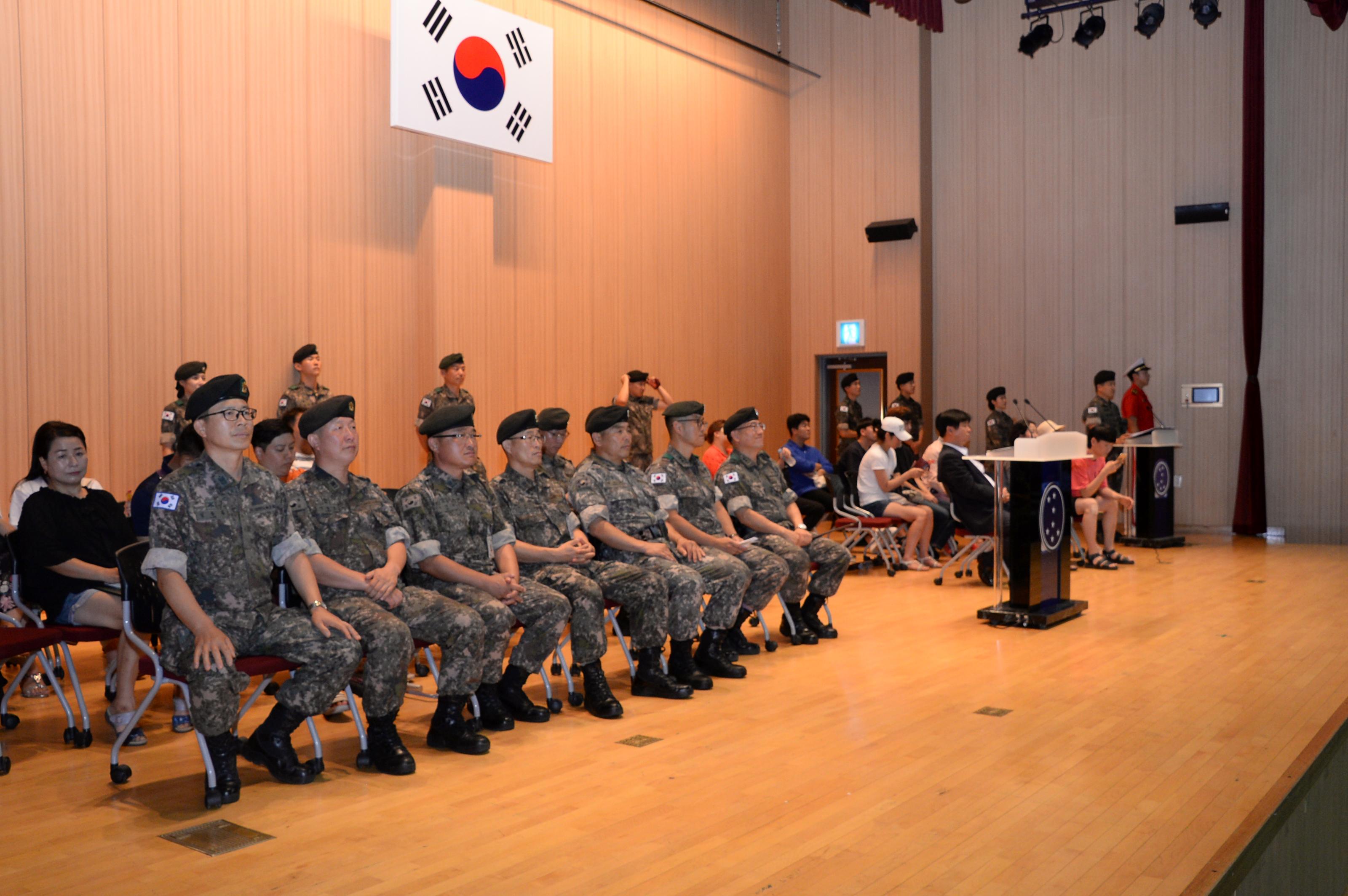 2018 육군 제7보병사단 신병수료식 의 사진