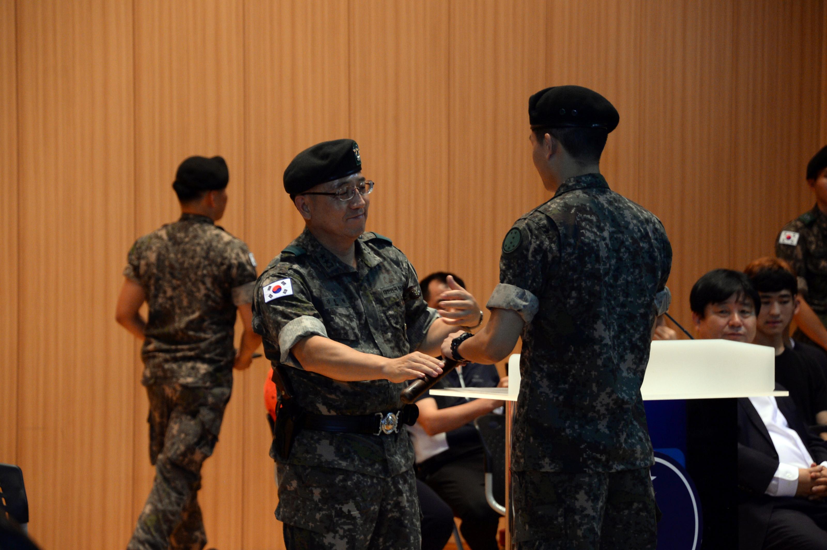 2018 육군 제7보병사단 신병수료식 의 사진