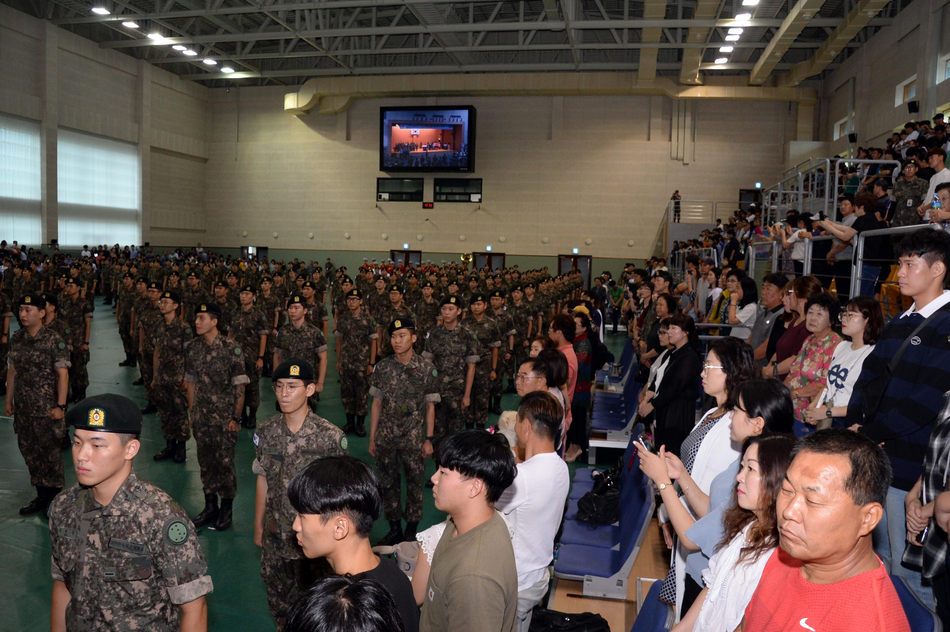 2018 육군 제7보병사단 신병수료식 의 사진