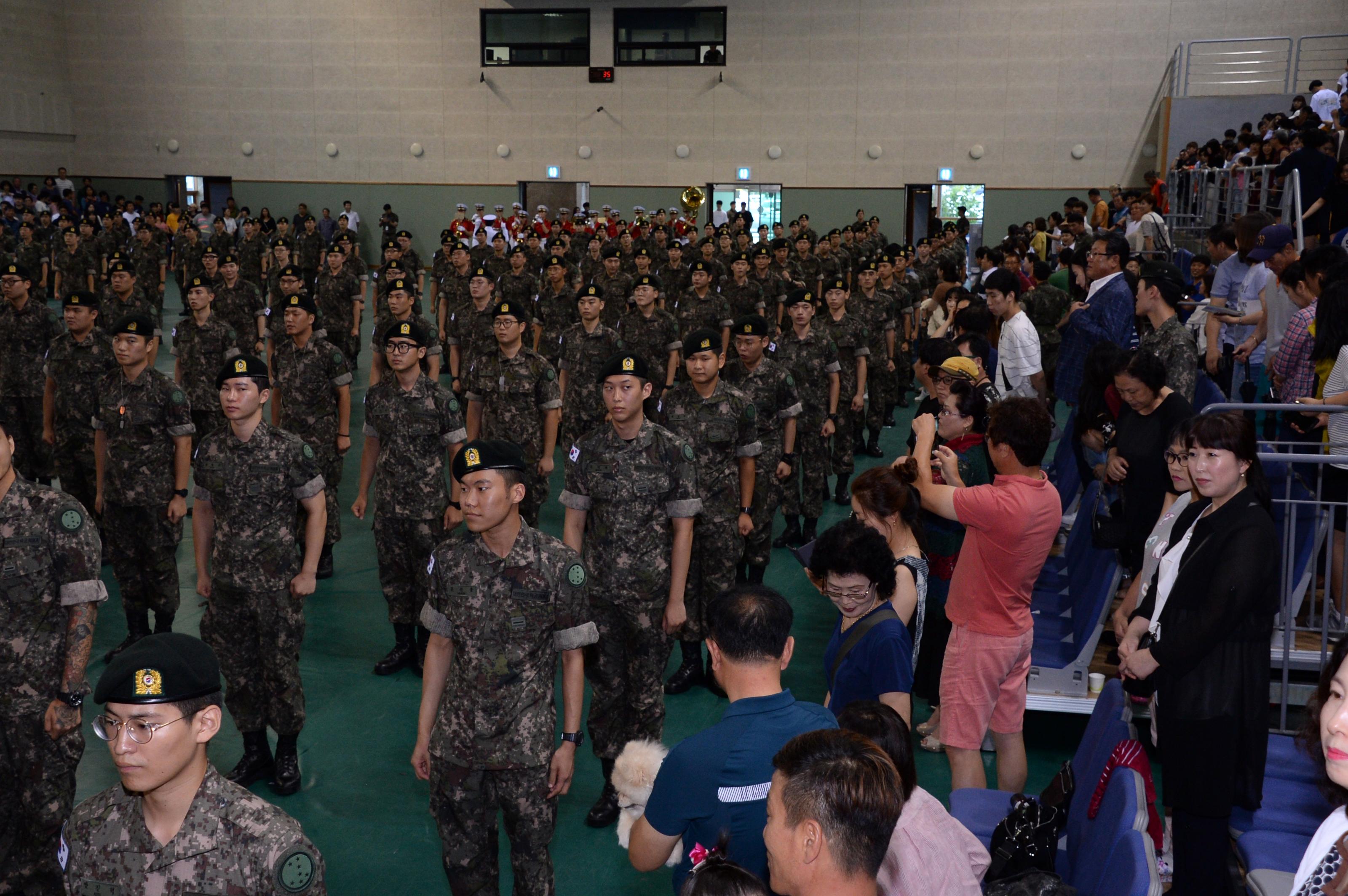 2018 육군 제7보병사단 신병수료식 의 사진