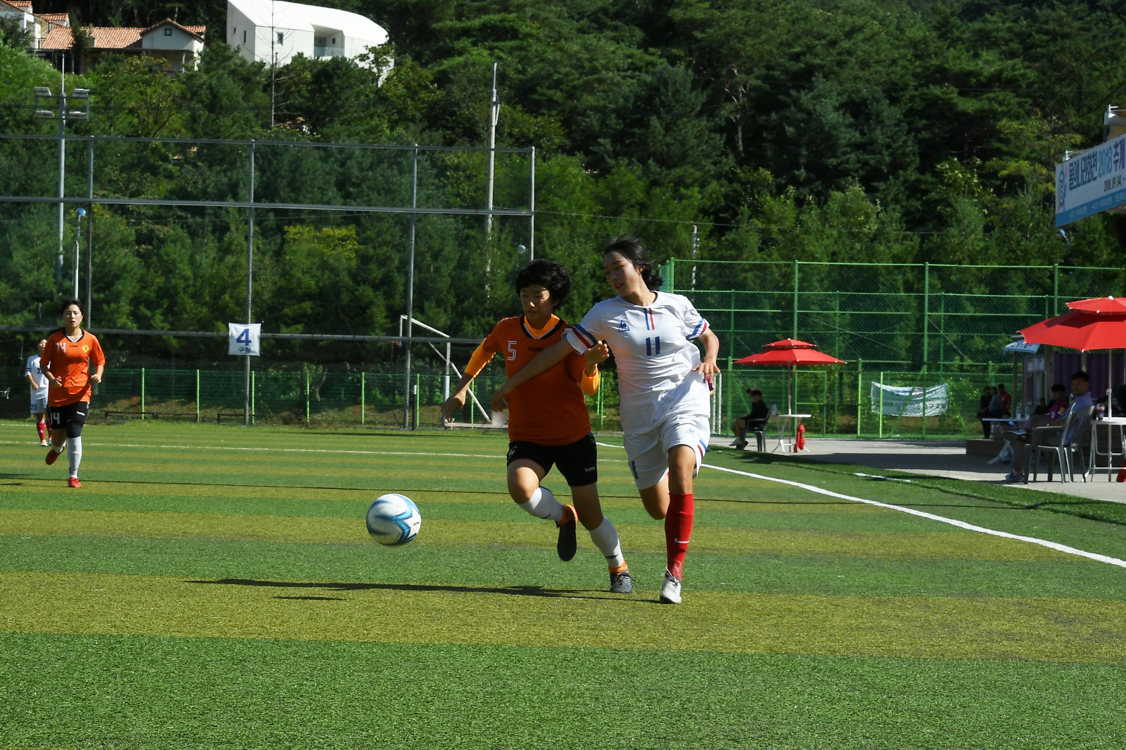 물의나라 화천 2018 추계 한국여자축구연맹전 의 사진