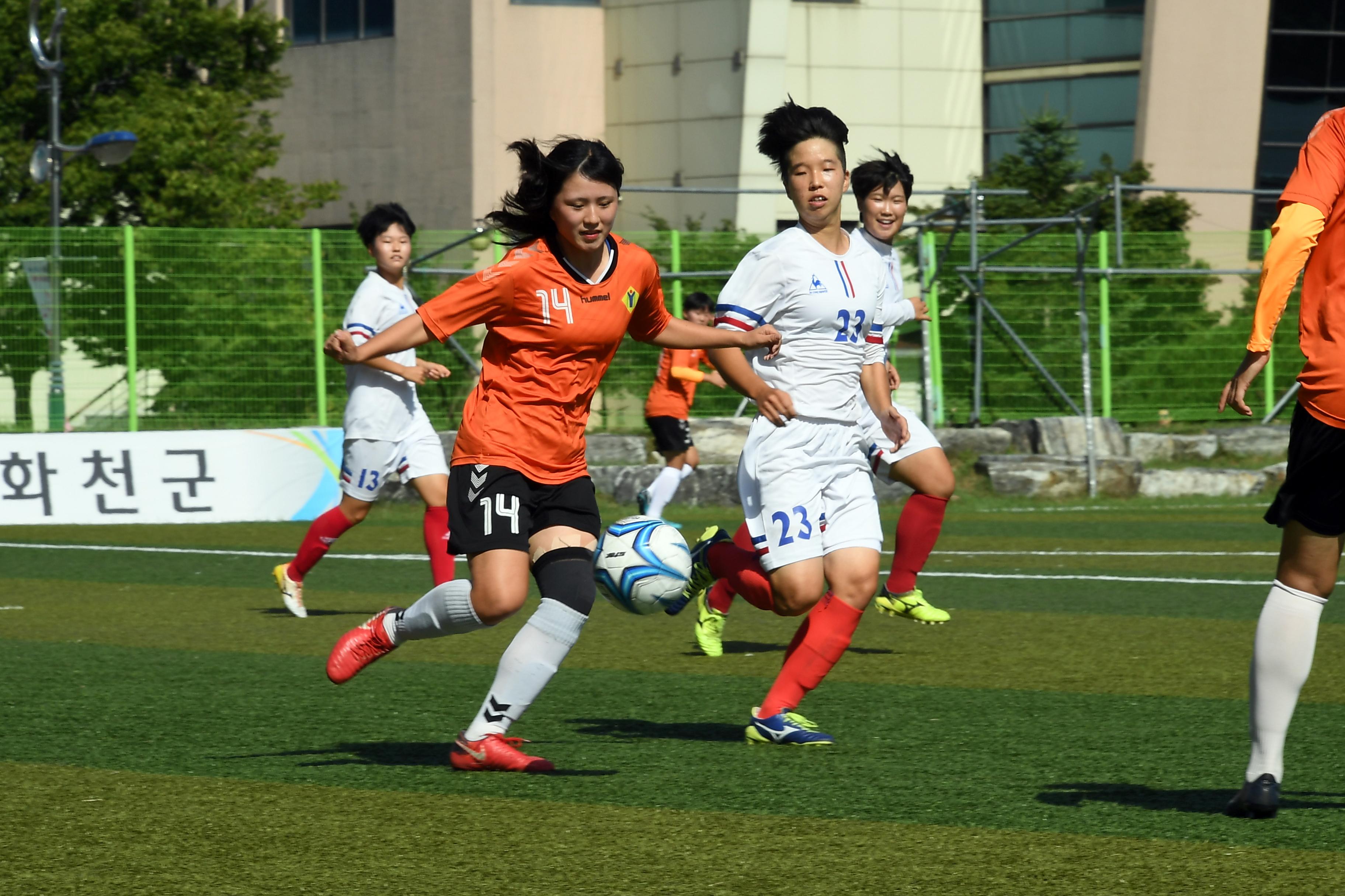 물의나라 화천 2018 추계 한국여자축구연맹전 의 사진