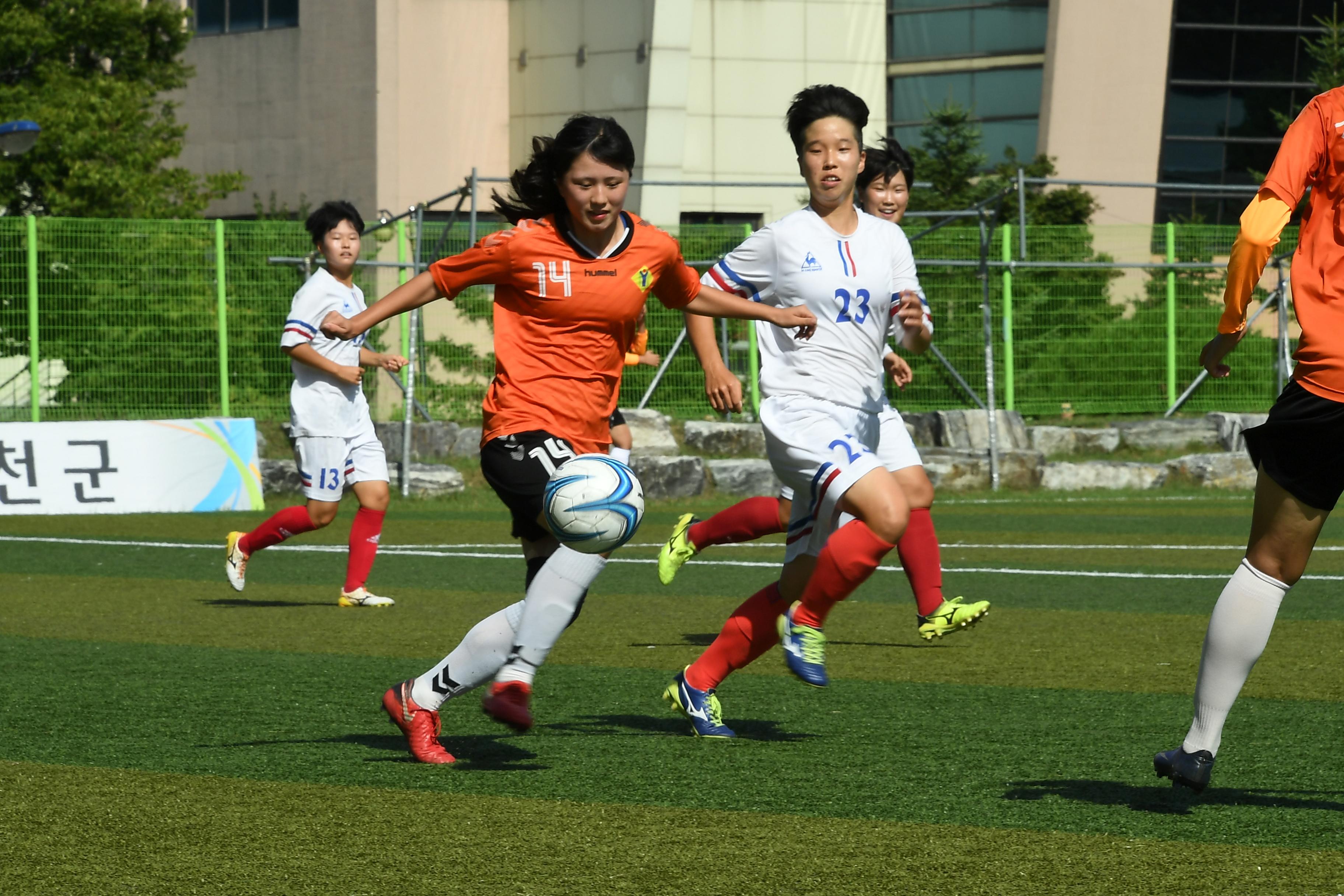 물의나라 화천 2018 추계 한국여자축구연맹전 의 사진