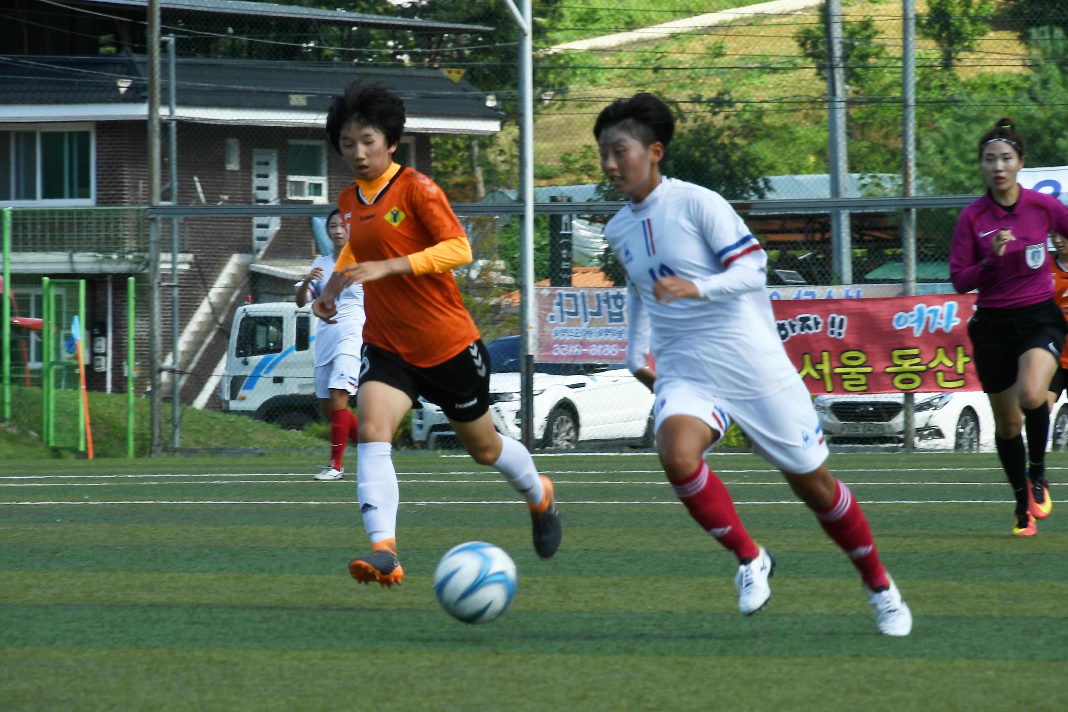 물의나라 화천 2018 추계 한국여자축구연맹전 의 사진