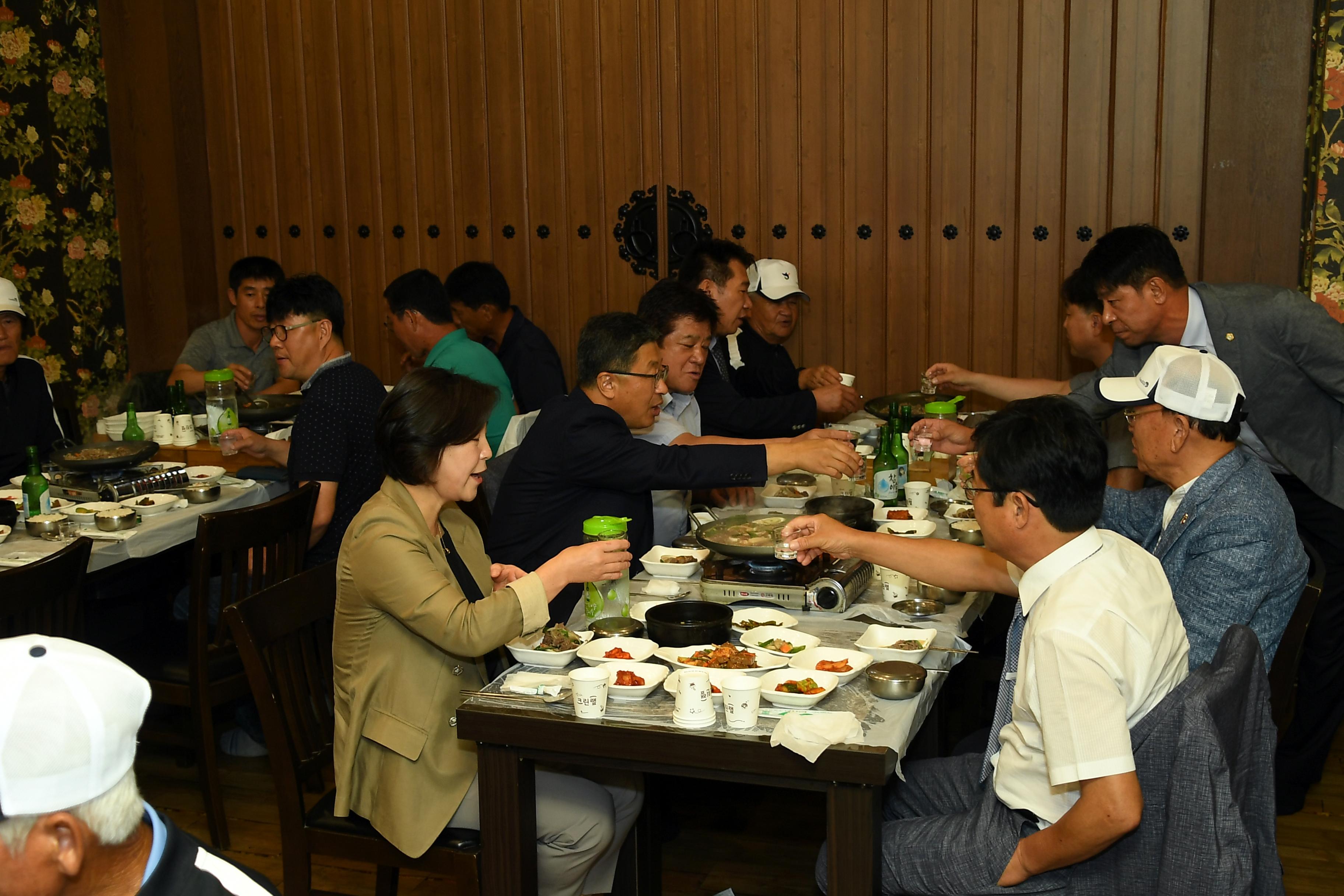 제26회 강원도민생활체전 선수단 격려 의 사진