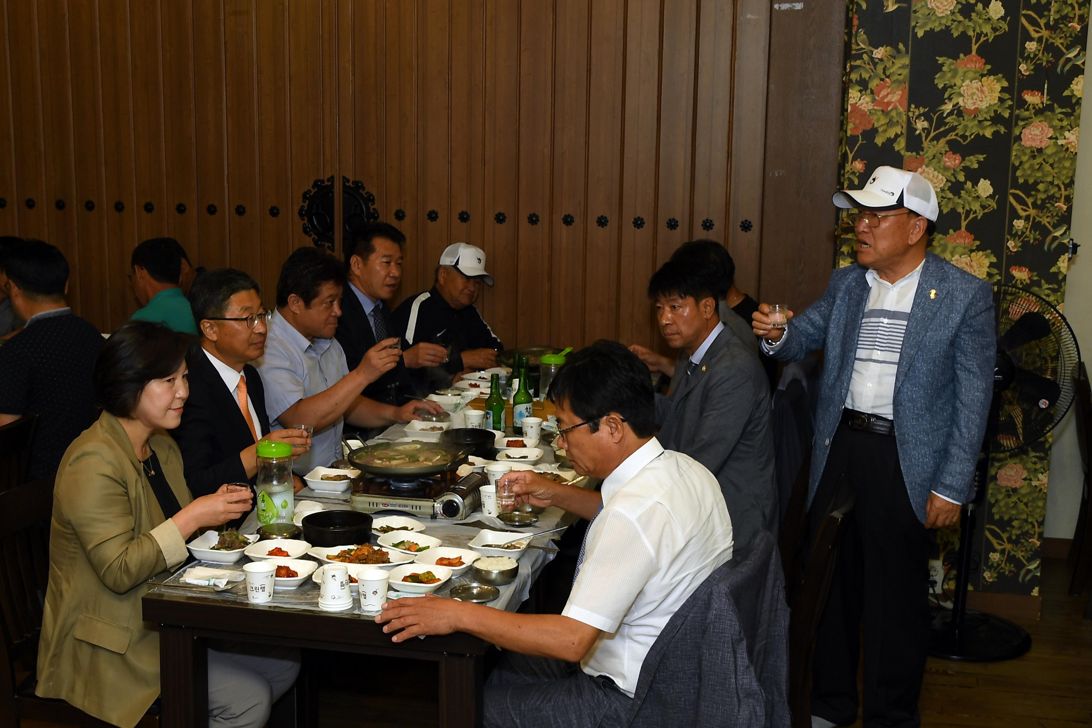 제26회 강원도민생활체전 선수단 격려 의 사진