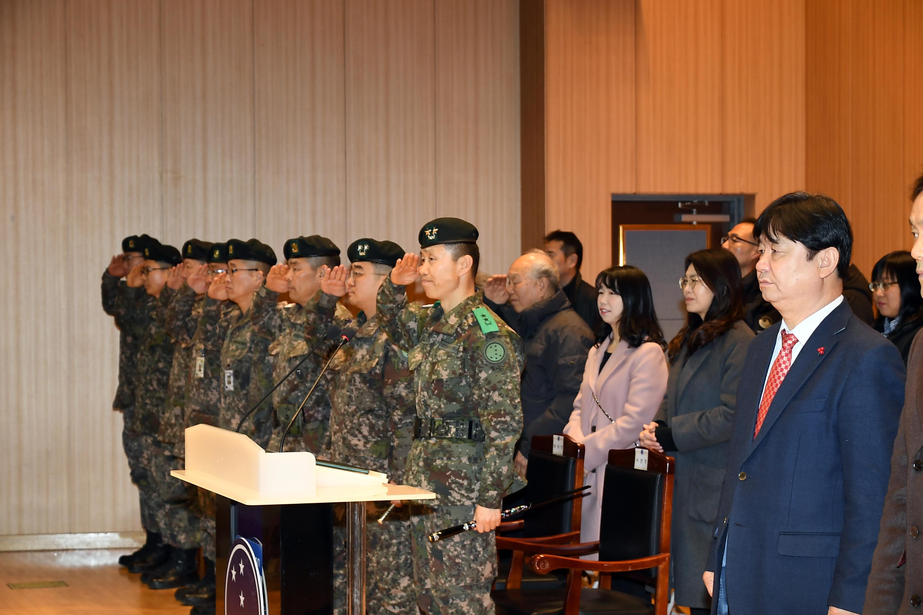 2019 육군 제7보병사단신병 수료식 의 사진