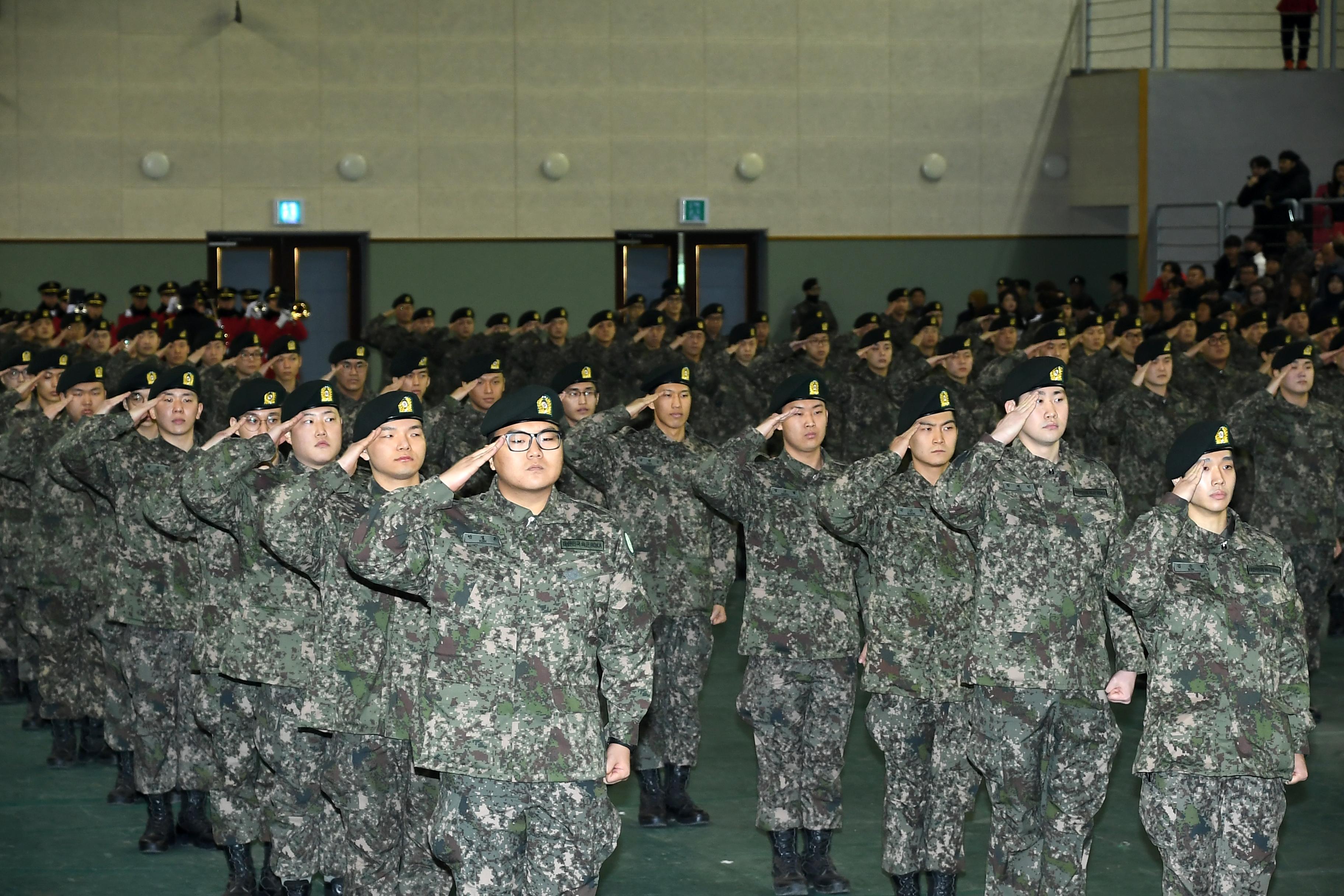 2019 육군 제7보병사단신병 수료식 의 사진