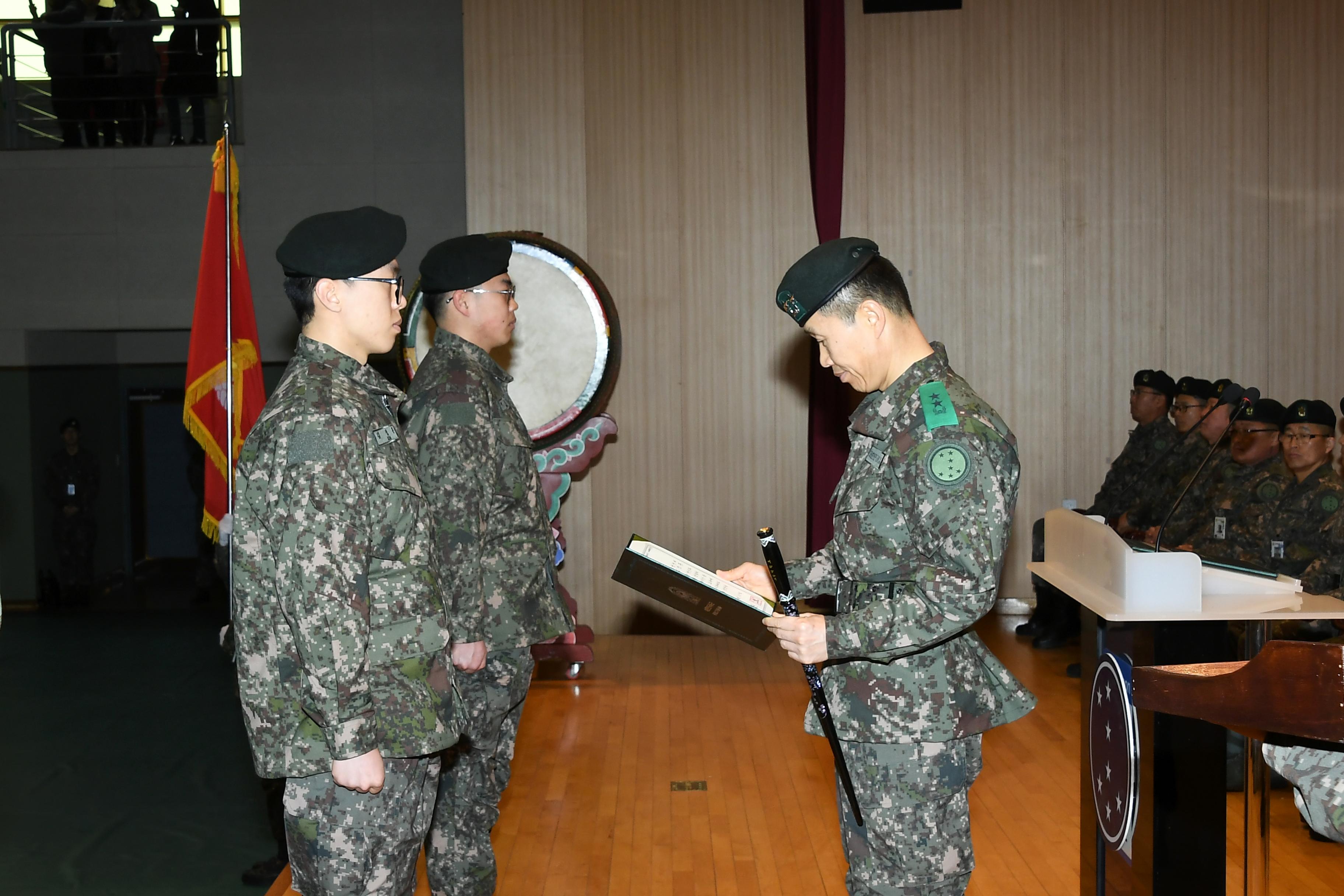 2019 육군 제7보병사단신병 수료식 의 사진