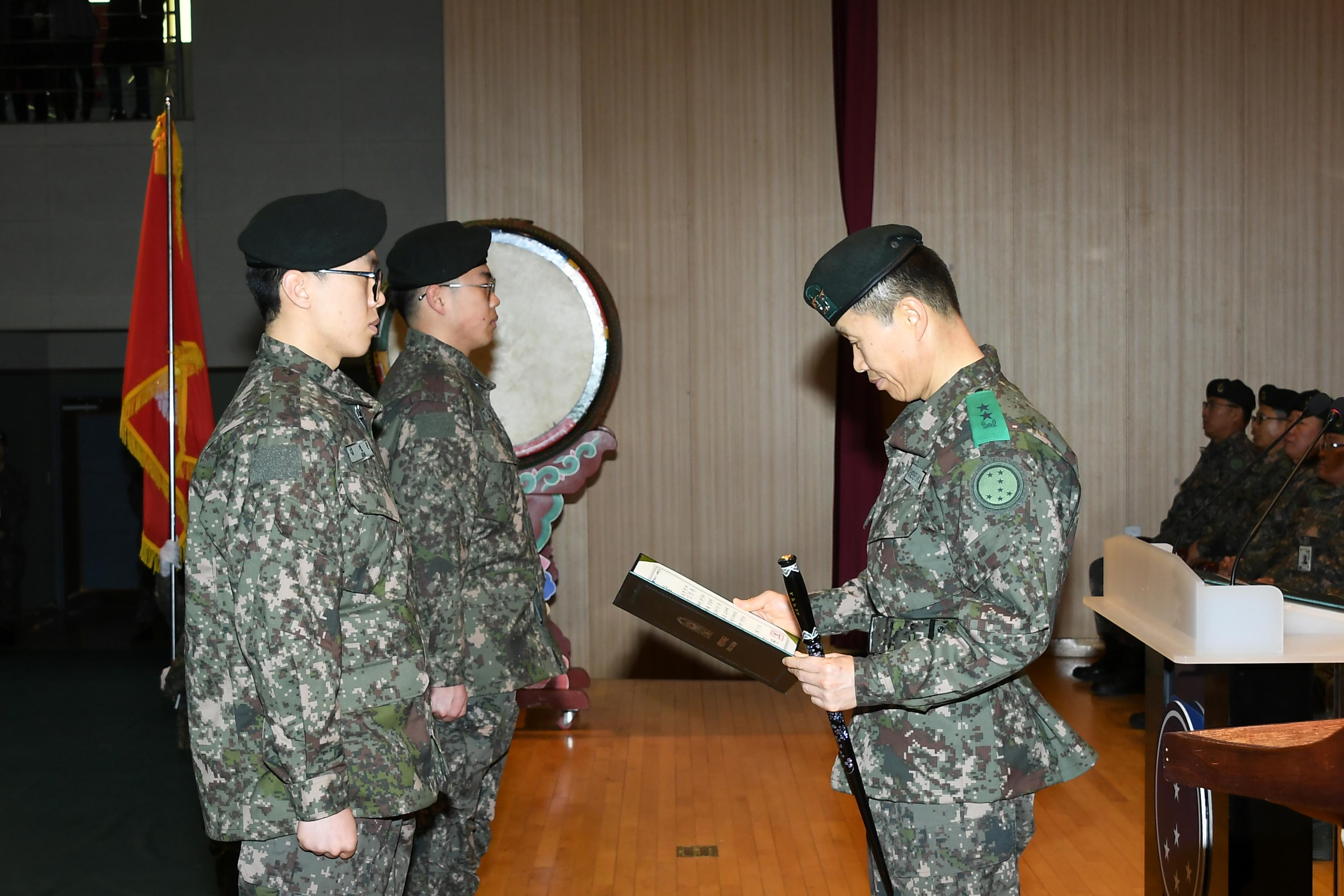 2019 육군 제7보병사단신병 수료식 의 사진