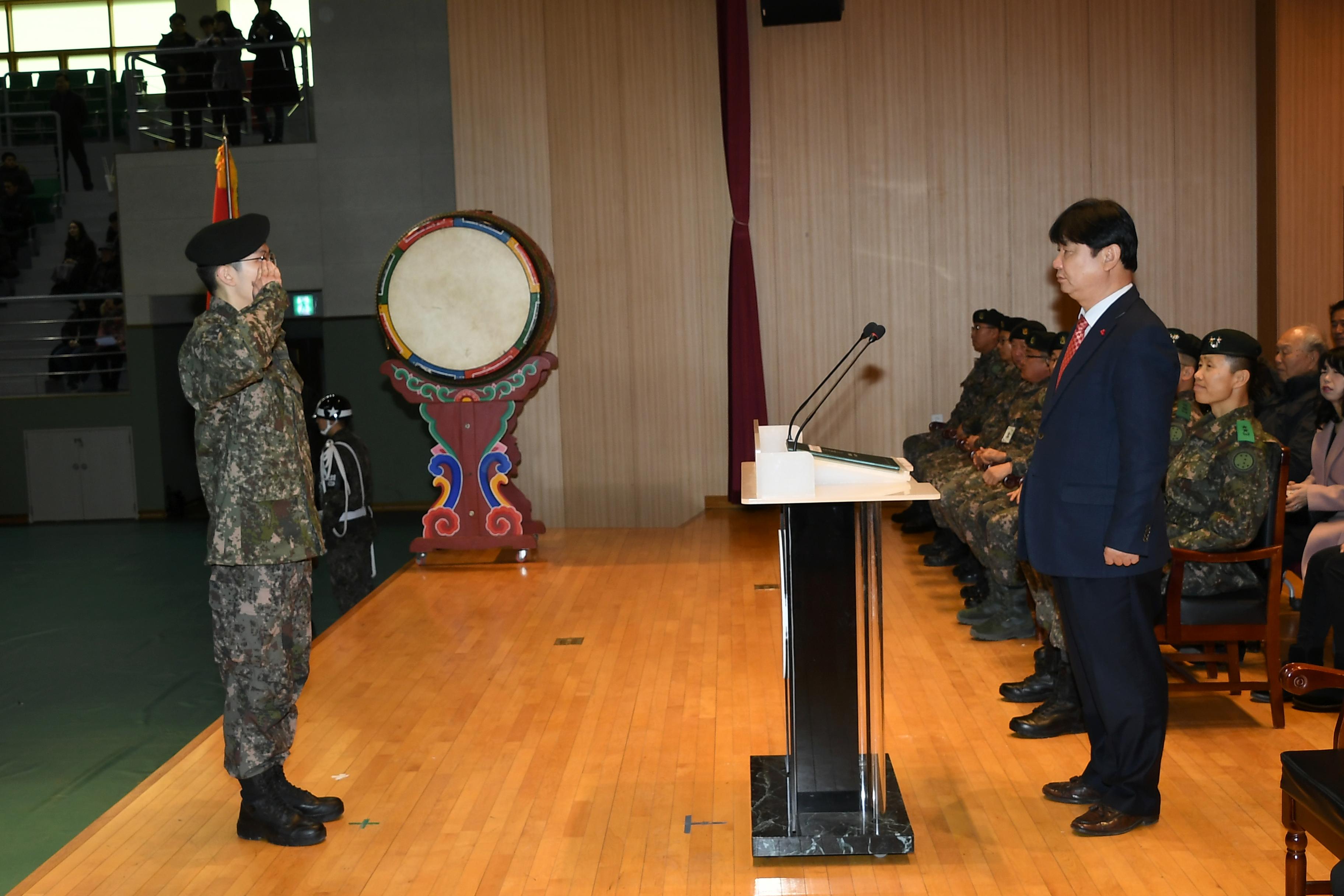 2019 육군 제7보병사단신병 수료식 의 사진